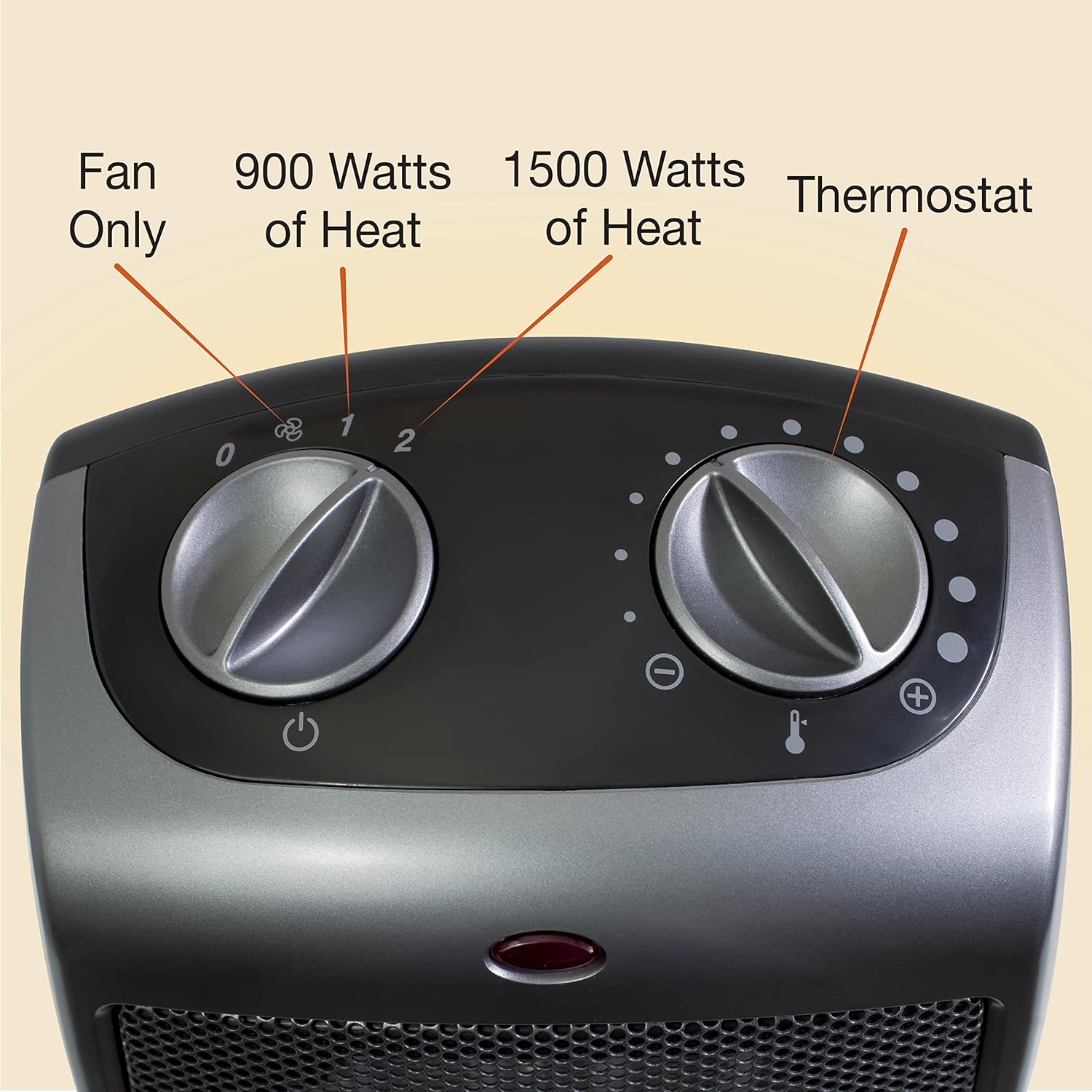 Lasko Oscillating Ceramic Space Heater for Home with Overheat Protection, Thermostat, and 3 Speeds, 15.7 Inches, Black, 1500W, CT16450, Small, 4 Pounds