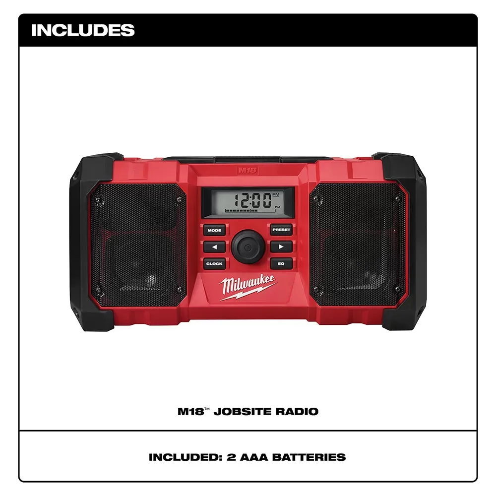 Milwaukee Pre-Sale 2890-20 M18 18V Jobsite Radio - Bare Tool
