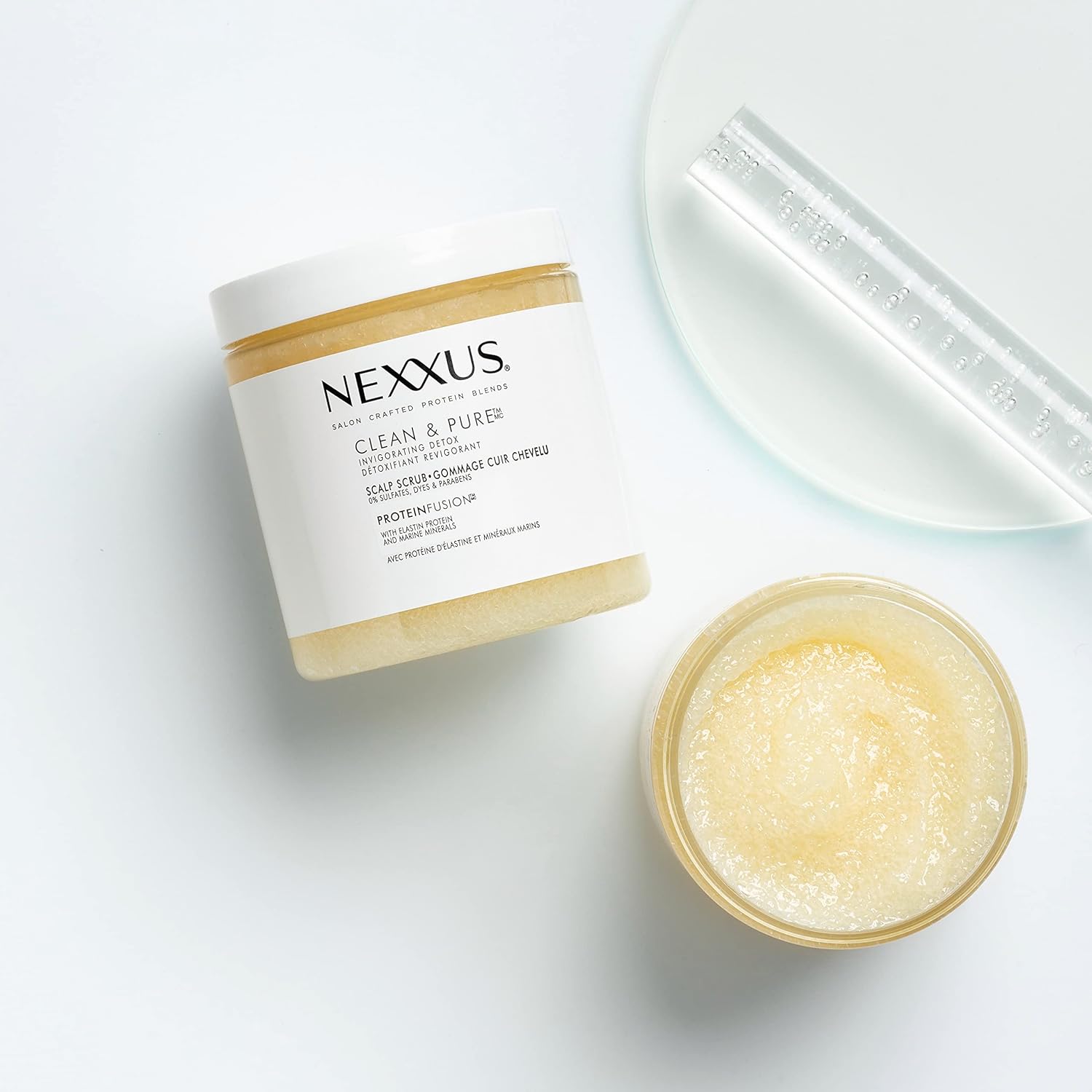 Nexxus Sulfate-Free Hair Scrub Exfoliating Scalp Scrub To Nourish & Clarify Silicone, Dye, & Paraben Free Hair Scrub 10 oz