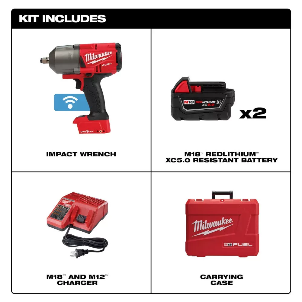 Milwaukee Pre-Sale 2863-22R M18 FUEL 18V ONE-KEY 1/2