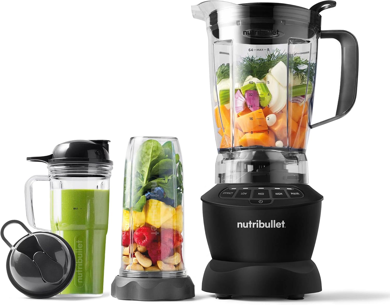 nutribullet Full-Size Blender Combo 1200W – NBF50500 - Dark Gray