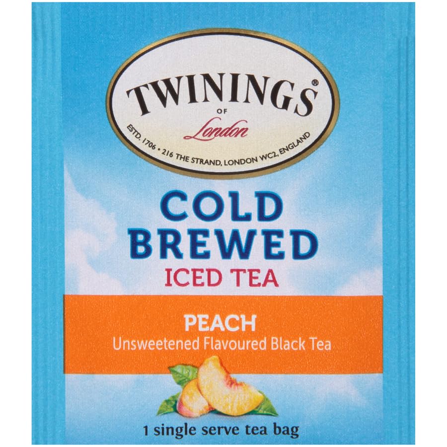 Twinings English Breakfast Black Tea Individually Wrapped Bags, 100 Count (Pack of 1), Smooth, Flavourful, and Robust, Caffeinated, Enjoy Hot or Iced | Packaging May Vary