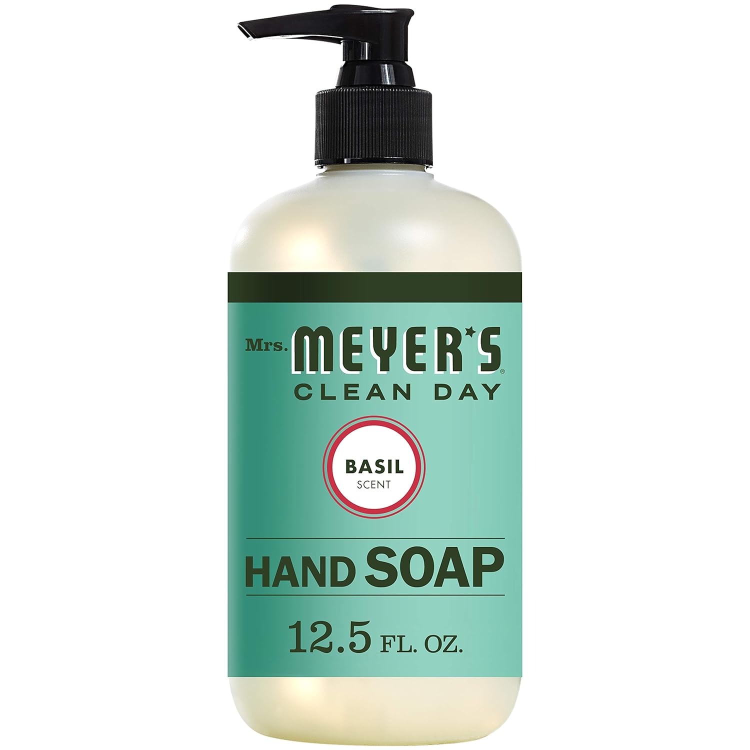 MRS. MEYER'S CLEAN DAY Hand Soap, Made with Essential Oils, Biodegradable Formula, Honeysuckle, 12.5 fl. oz - Pack of 3