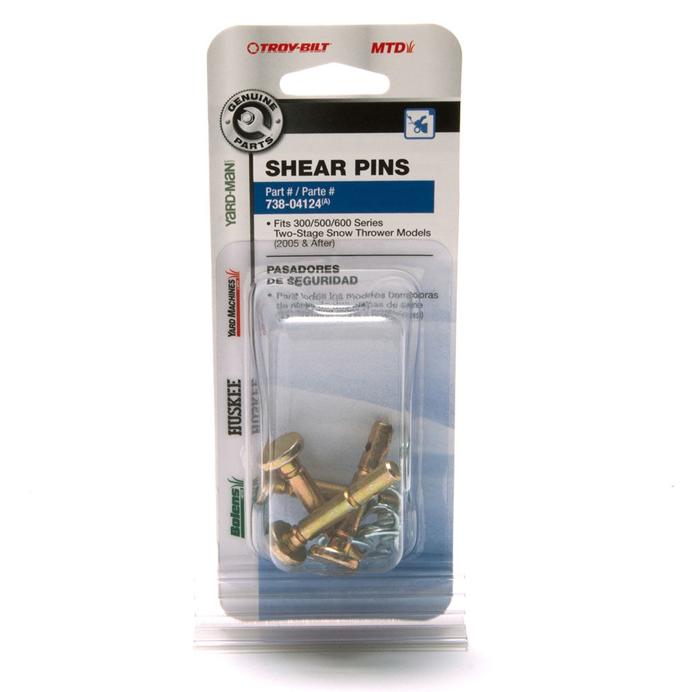 Shear Pin Kit, .25 x 1.5
