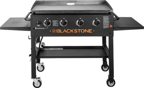 🔥Blackstone 4-Burner 36′′ Griddle Cooking Station With Side Shelves (Limited one piece)