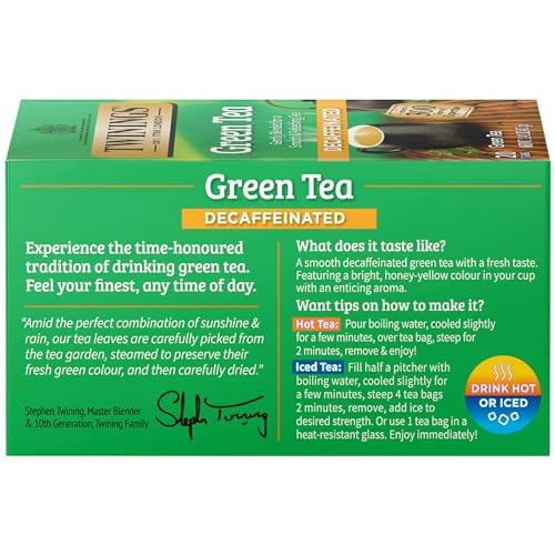 Twinings English Breakfast Black Tea Individually Wrapped Bags, 100 Count (Pack of 1), Smooth, Flavourful, and Robust, Caffeinated, Enjoy Hot or Iced | Packaging May Vary
