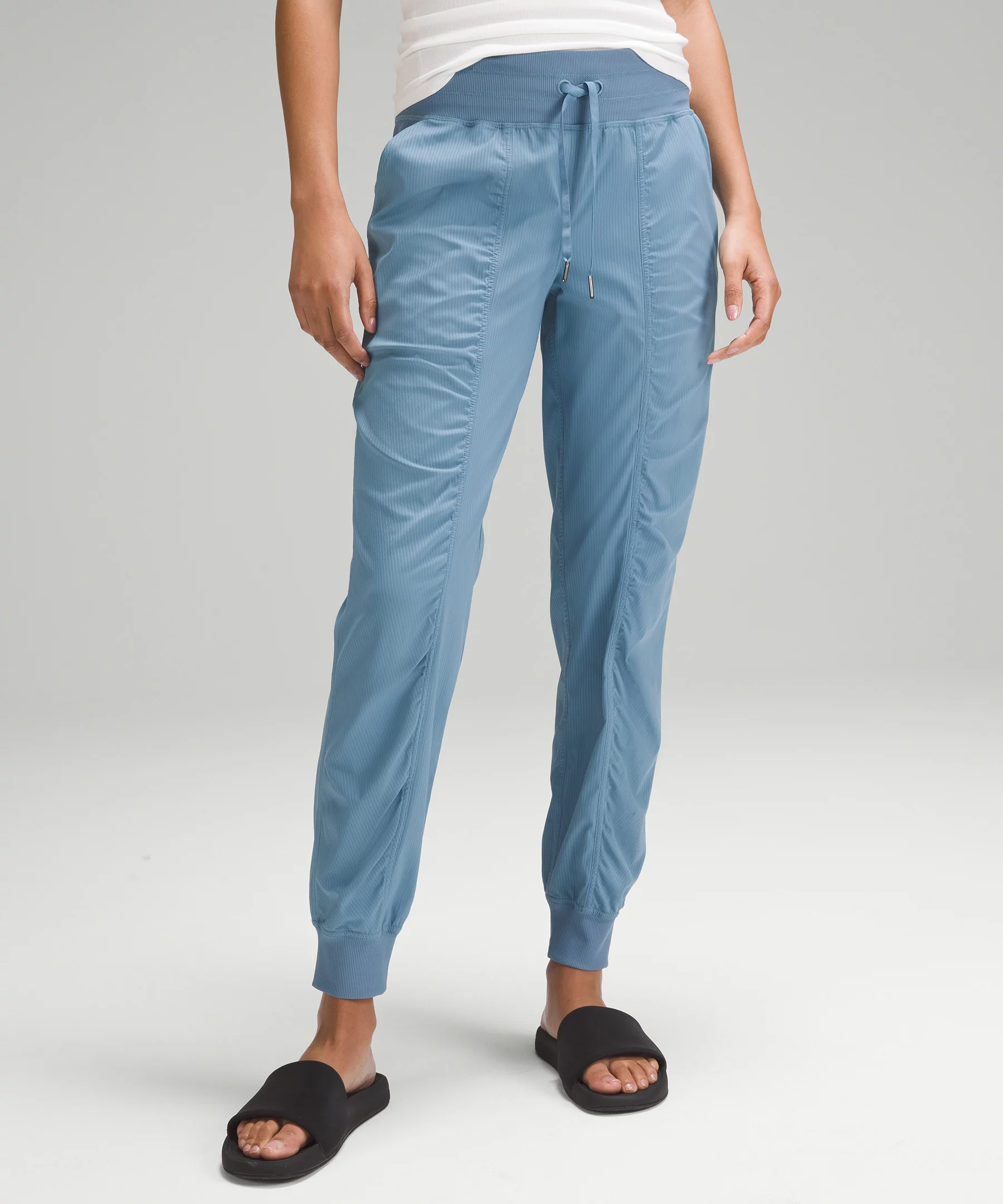 Dance Studio Mid-Rise Jogger *Full Length Online Only Utility Blue