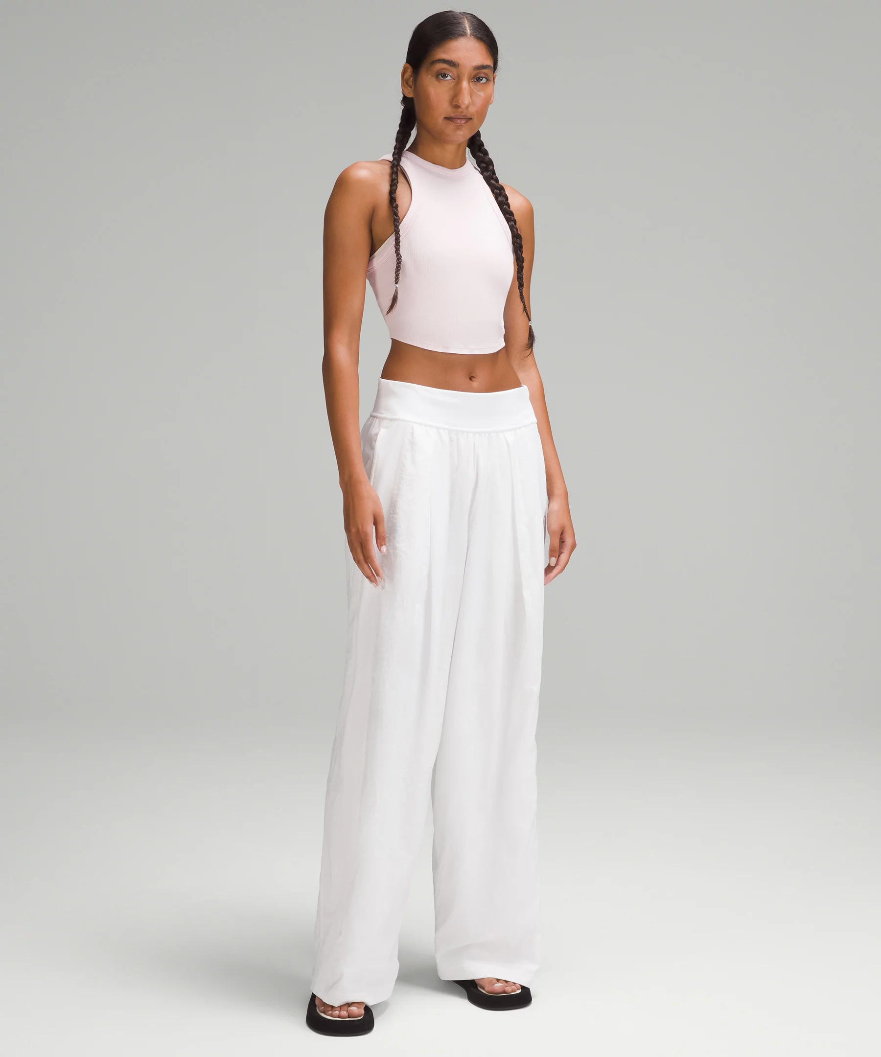 Hold Tight Cropped Tank Top Flush Pink