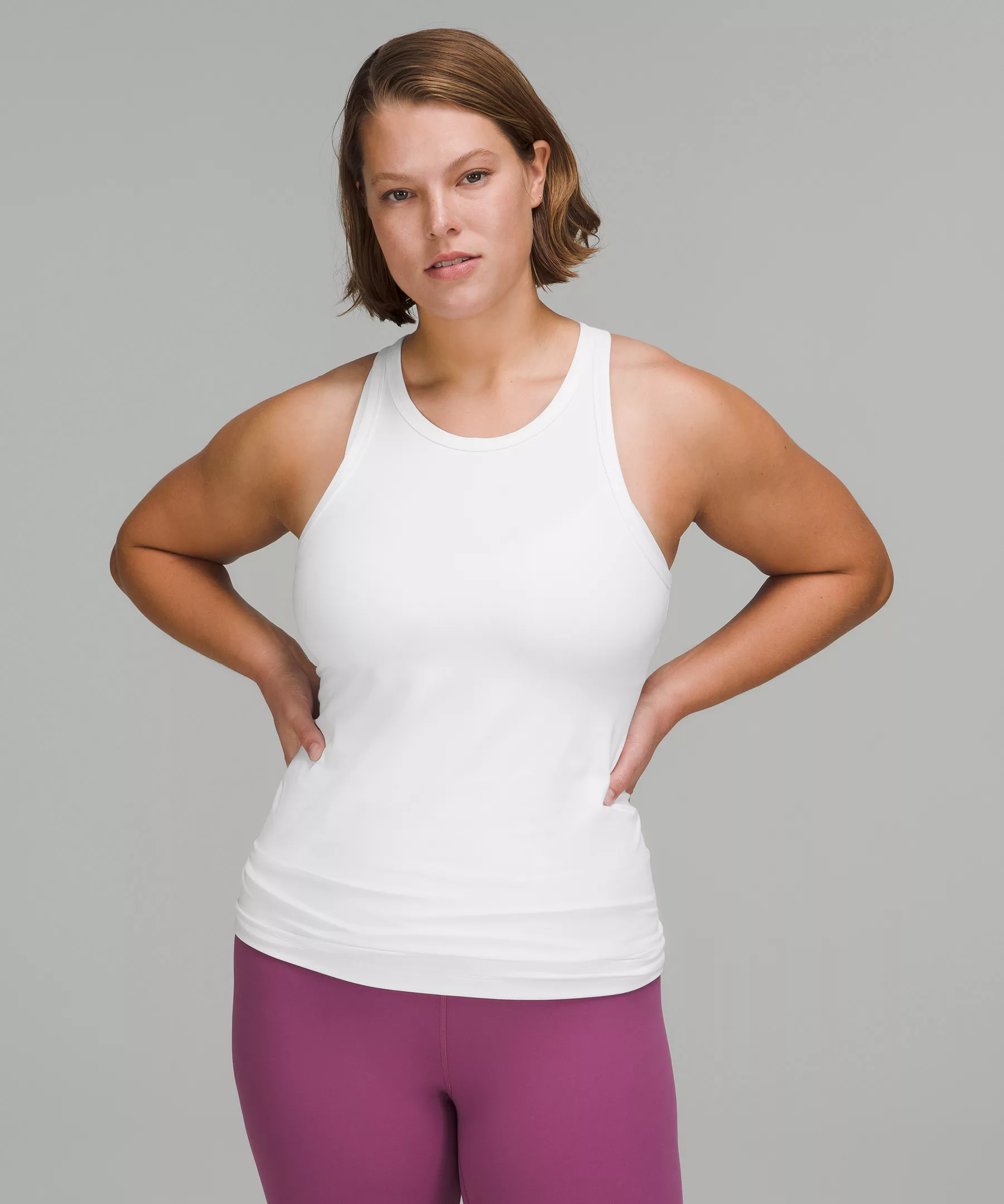 lululemon Align™ Hip-Length Racerback Tank Top *Online Only White