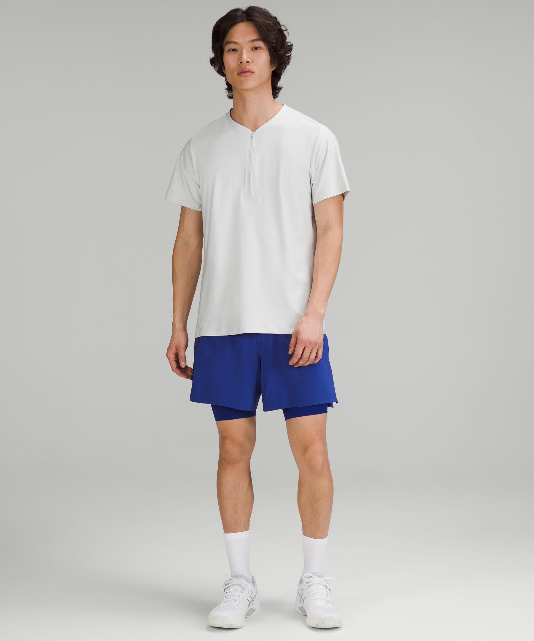Vented Tennis Short-Sleeve Shirt Peroxide