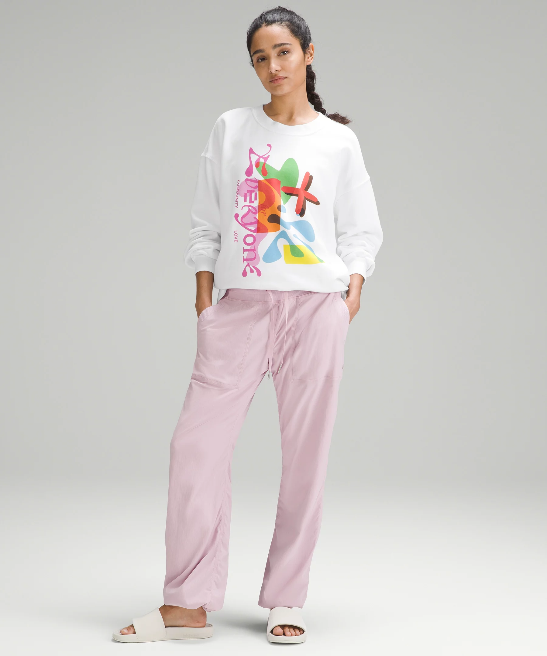 Perfectly Oversized Crew *Pride White