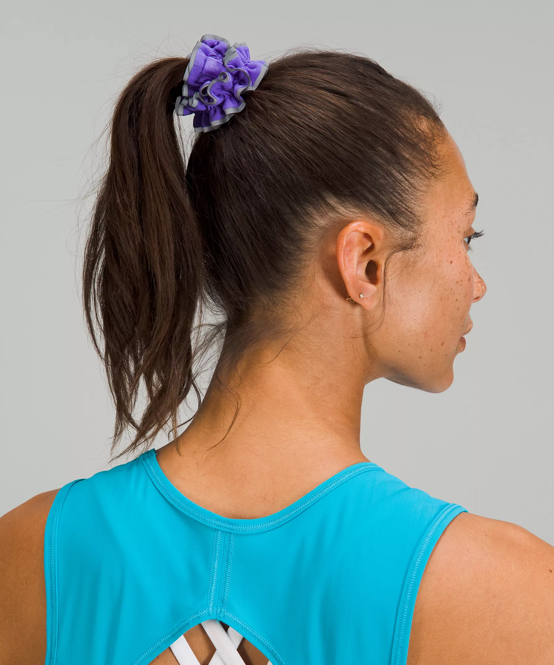 Light Locks Scrunchie Skinny 3 Pack  White/Light Electric Indigo/Paint Glide Multi