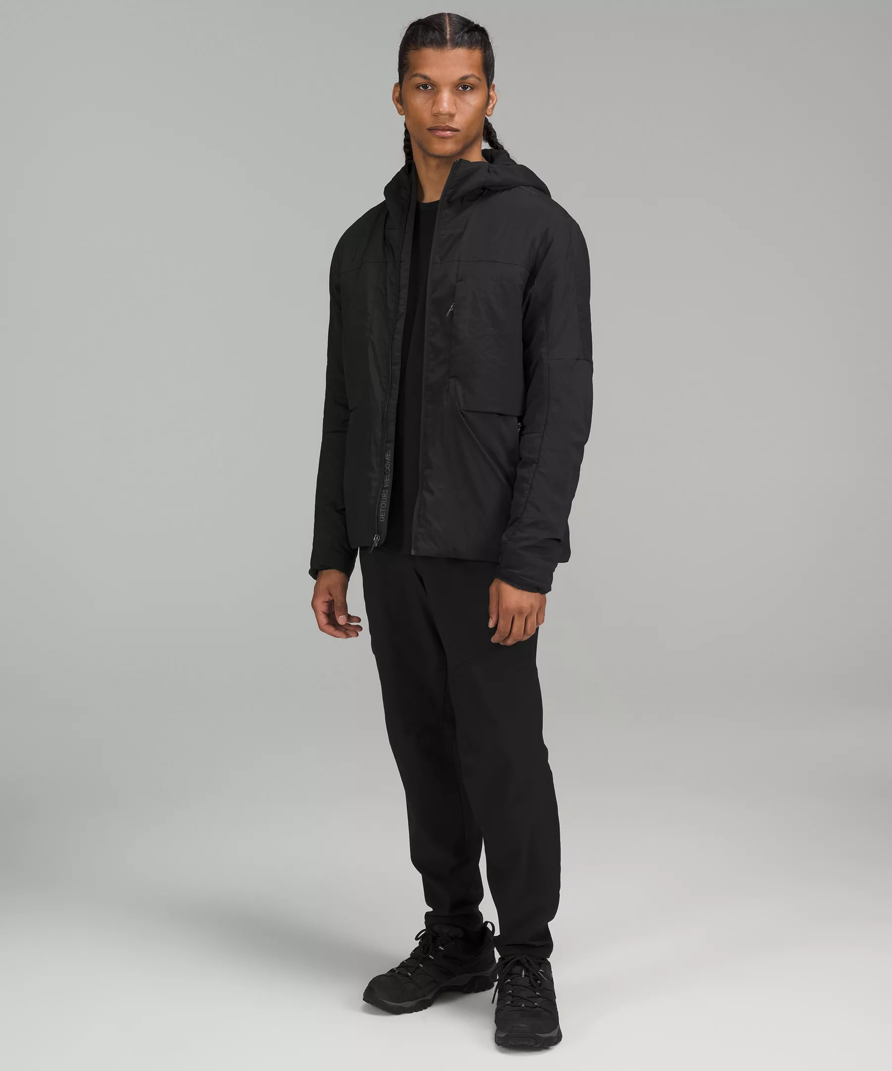 Insulated Hiking Hoodie Black