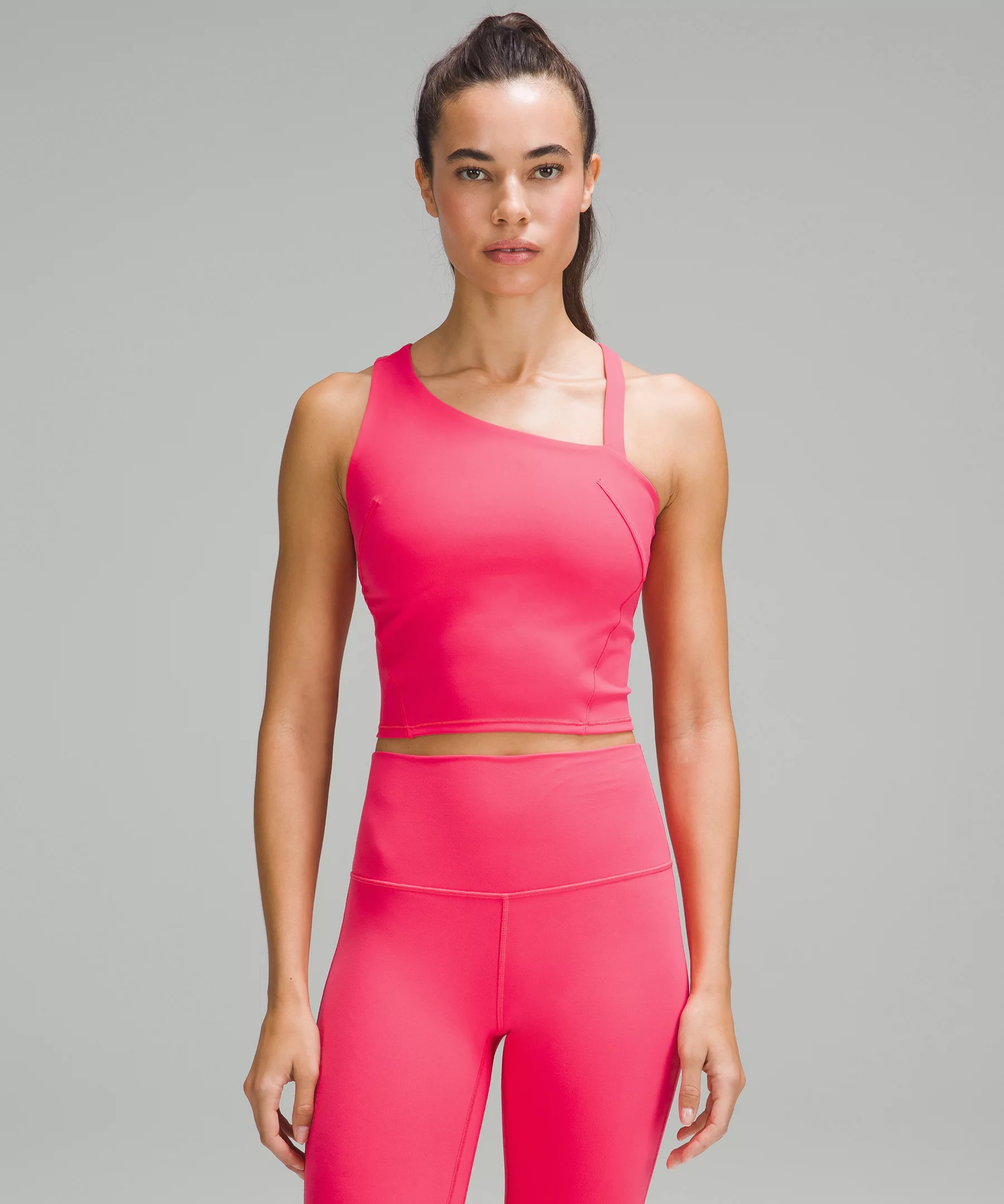 Everlux Asymmetrical Tennis Tank Top lip gloss
