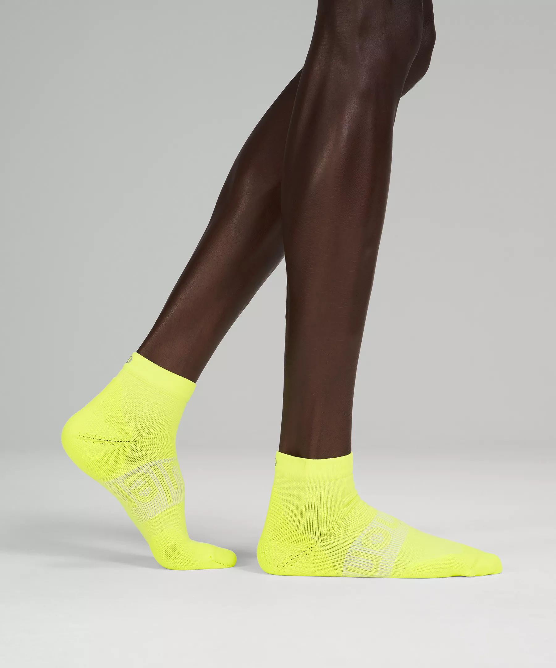 Men's Power Stride Ankle Sock Highlight Yellow