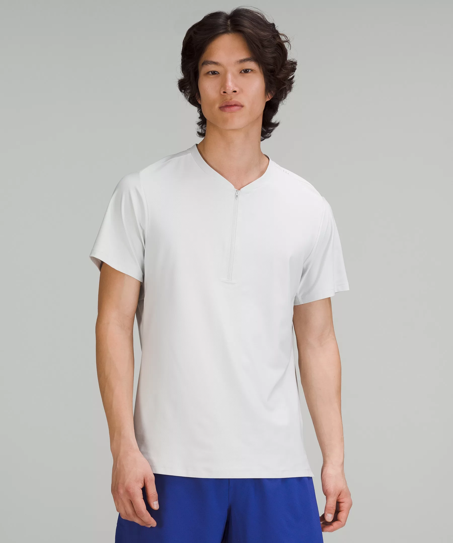 Vented Tennis Short-Sleeve Shirt Peroxide