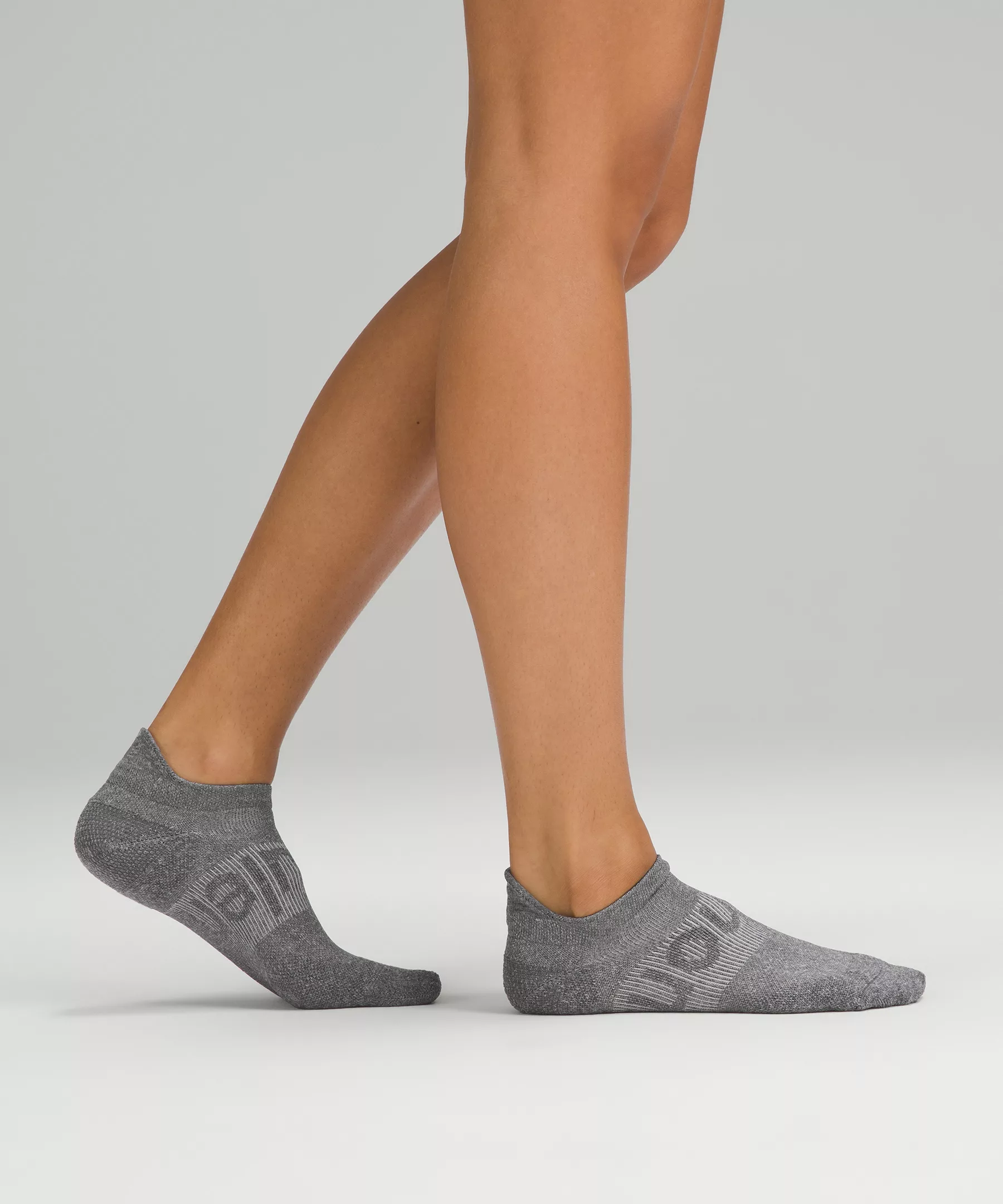 Women's Power Stride Tab Sock *3 Pack Heather Grey