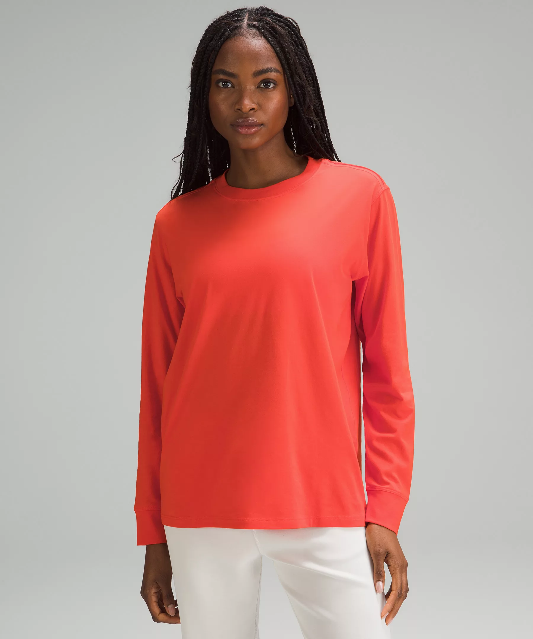All Yours Long Sleeve Shirt Solar Orange