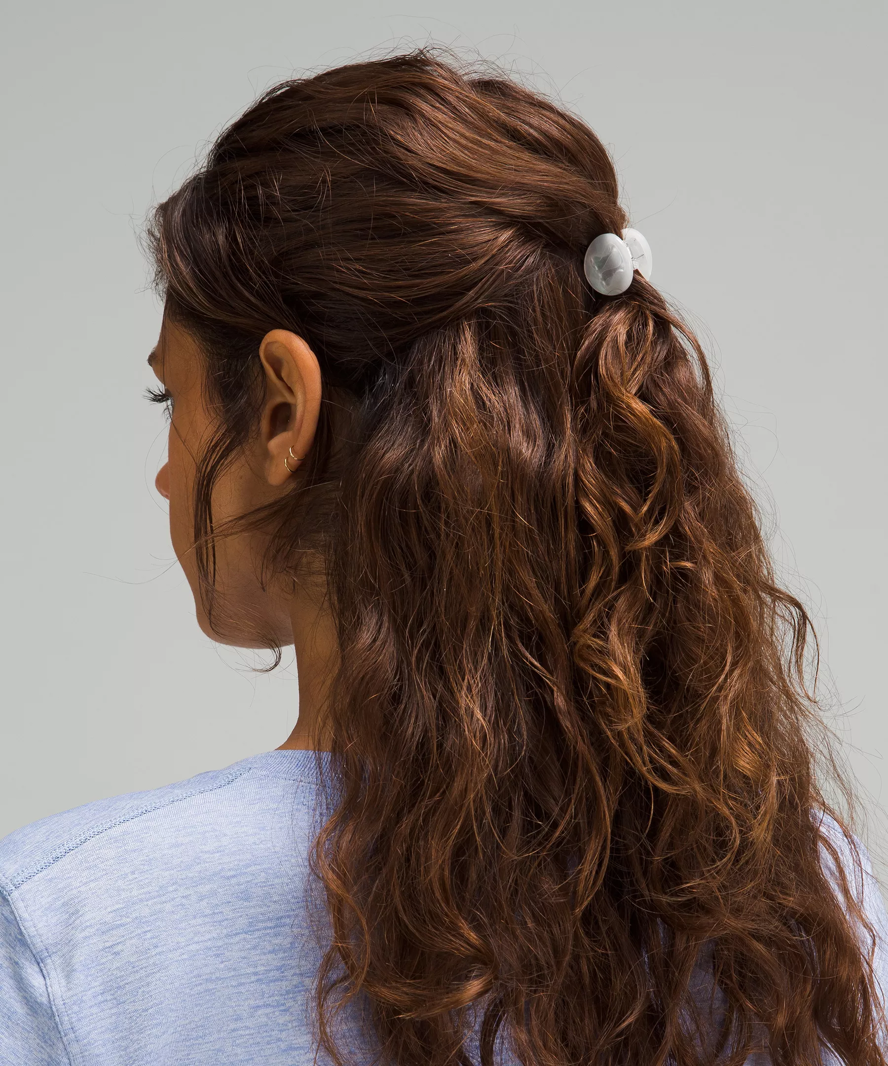 Small Claw Hair Clips 4 Pack Wild Indigo/Wild Indigo/White Opal/Silverstone/White Opal/Silverstone