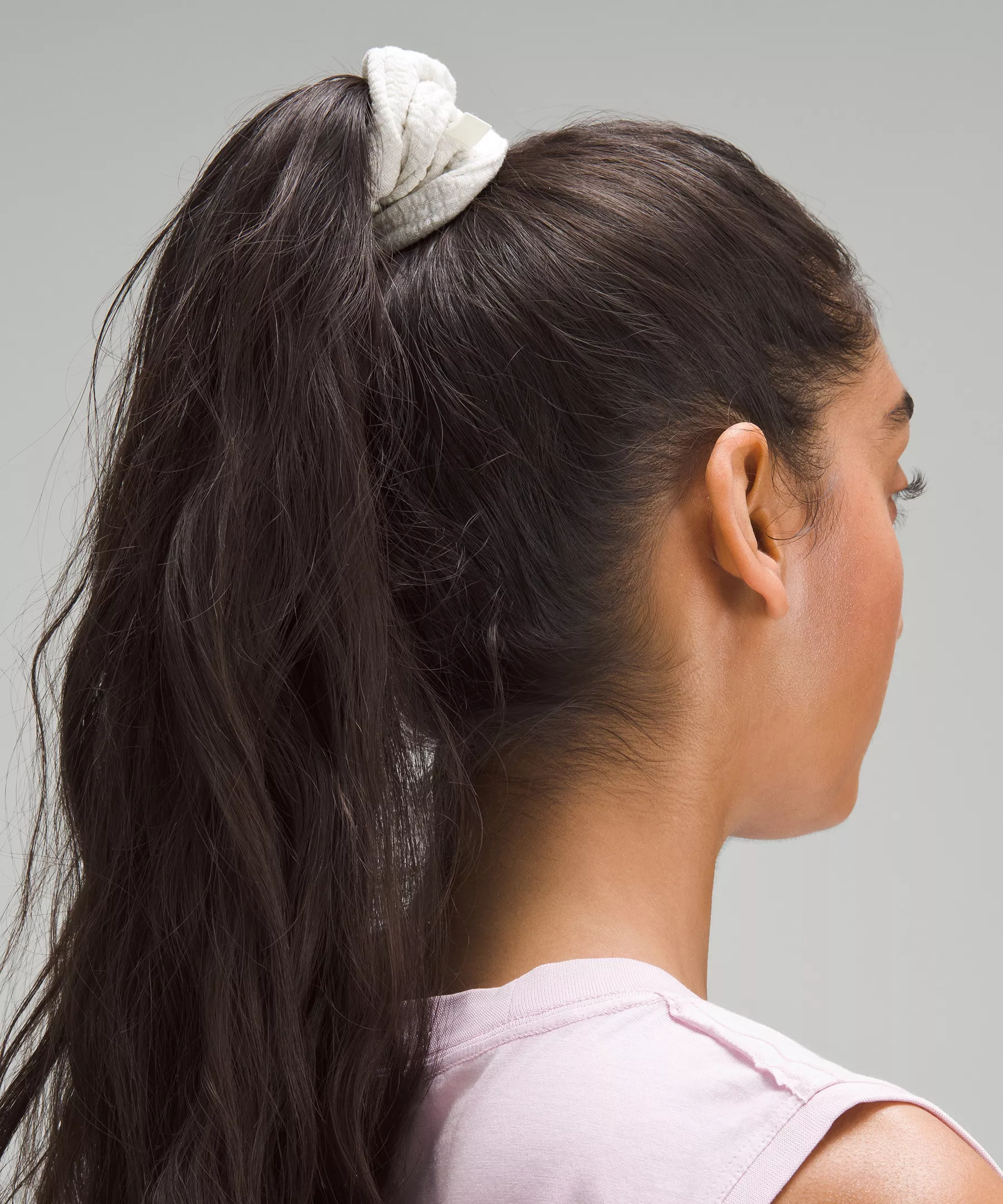 Uplifting Scrunchies Textured *3 Pack Velvet Dust/Pink Peony/Bone