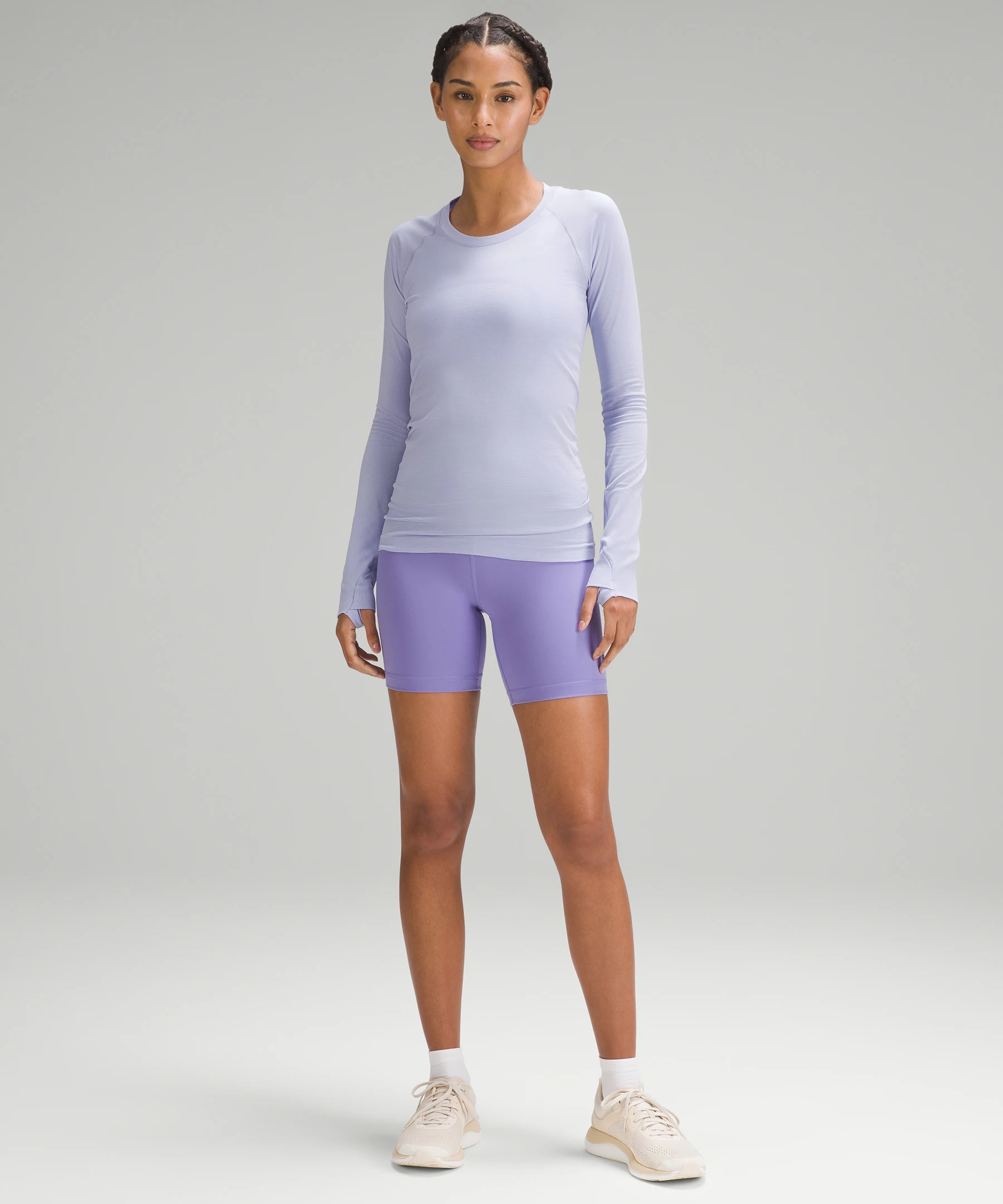 Swiftly Tech Long-Sleeve Shirt 2.0 *Online Only Lilac Smoke/Lilac Smoke