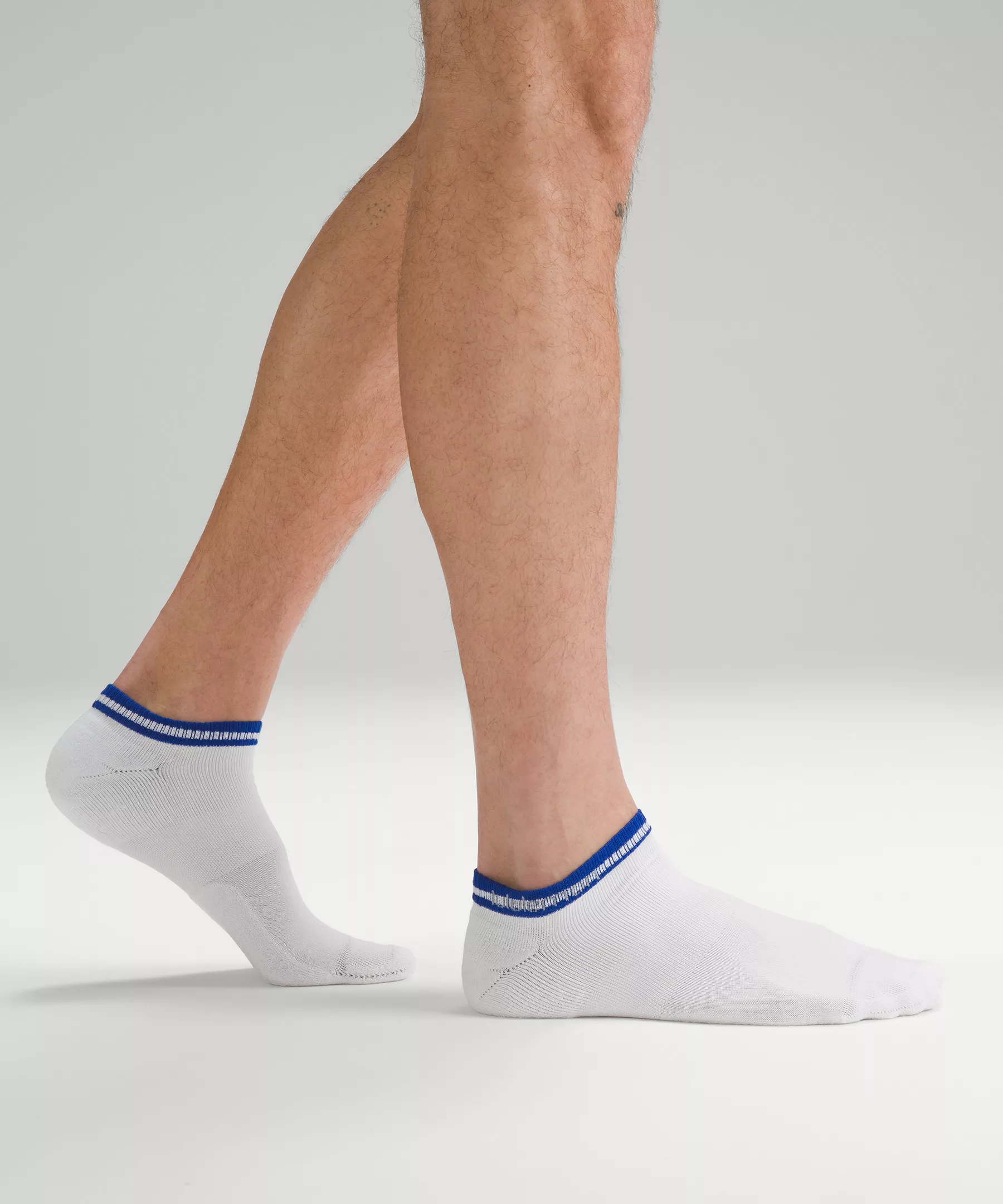 Men's Daily Stride Comfort Ankle Sock *5 Pack Online Only white/rainbow