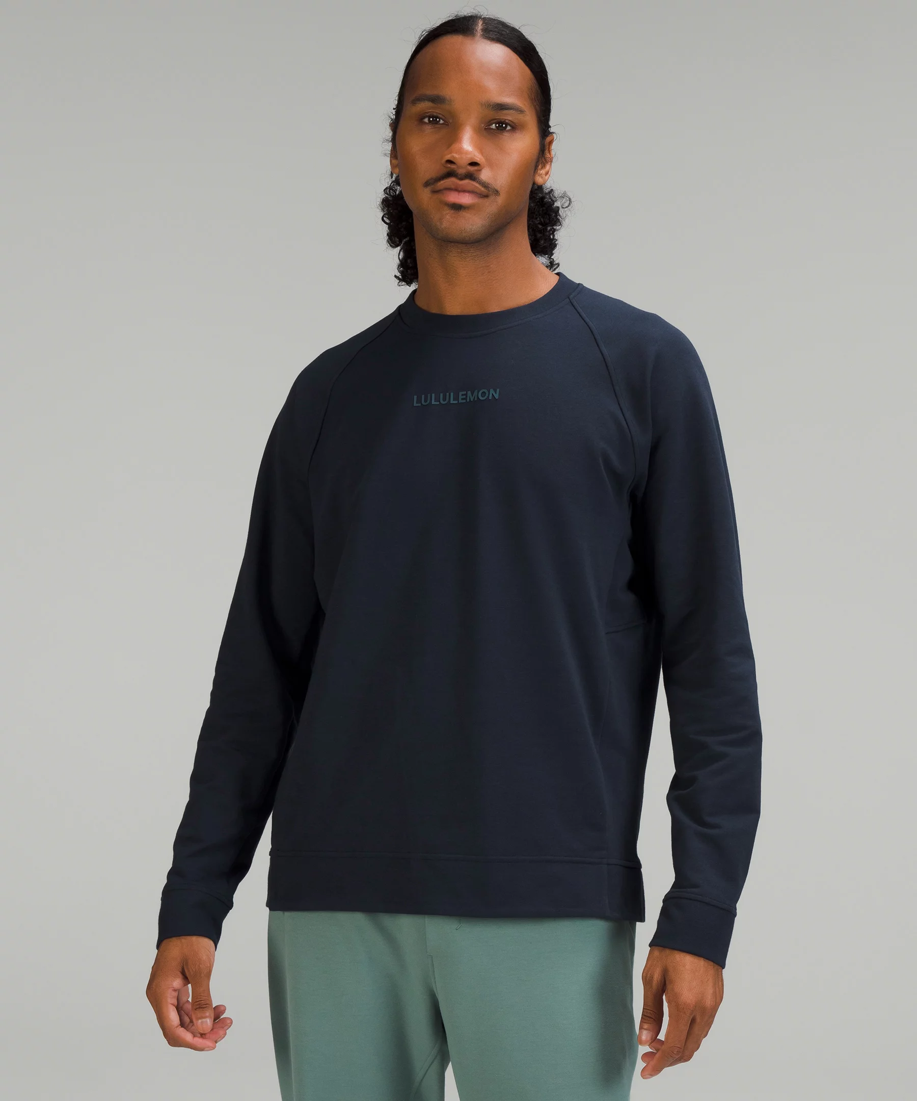 City Sweat Crew Graphic* Online Only True Navy