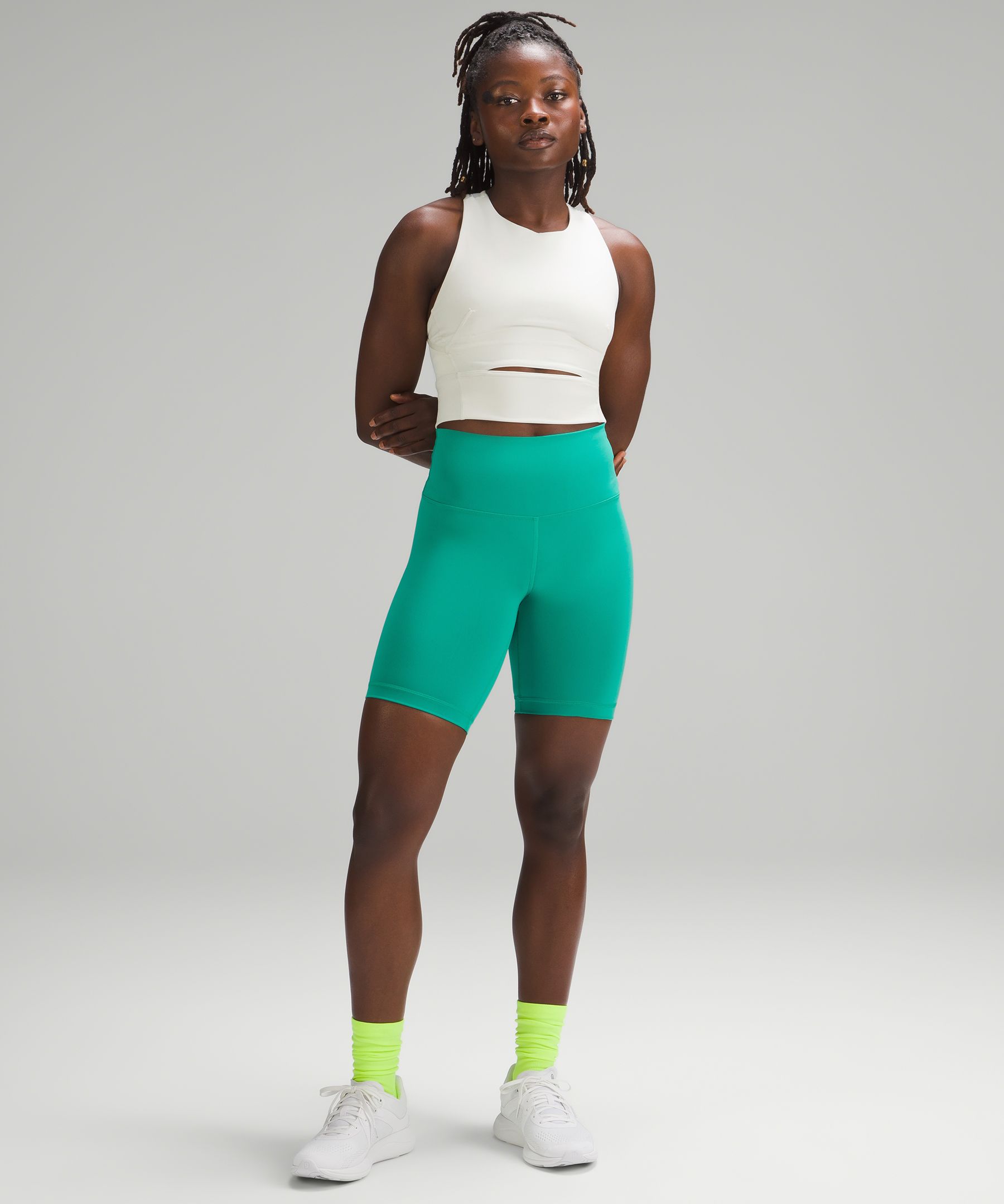 Wunder Train Mesh Strap Tank Top Bone/Bone