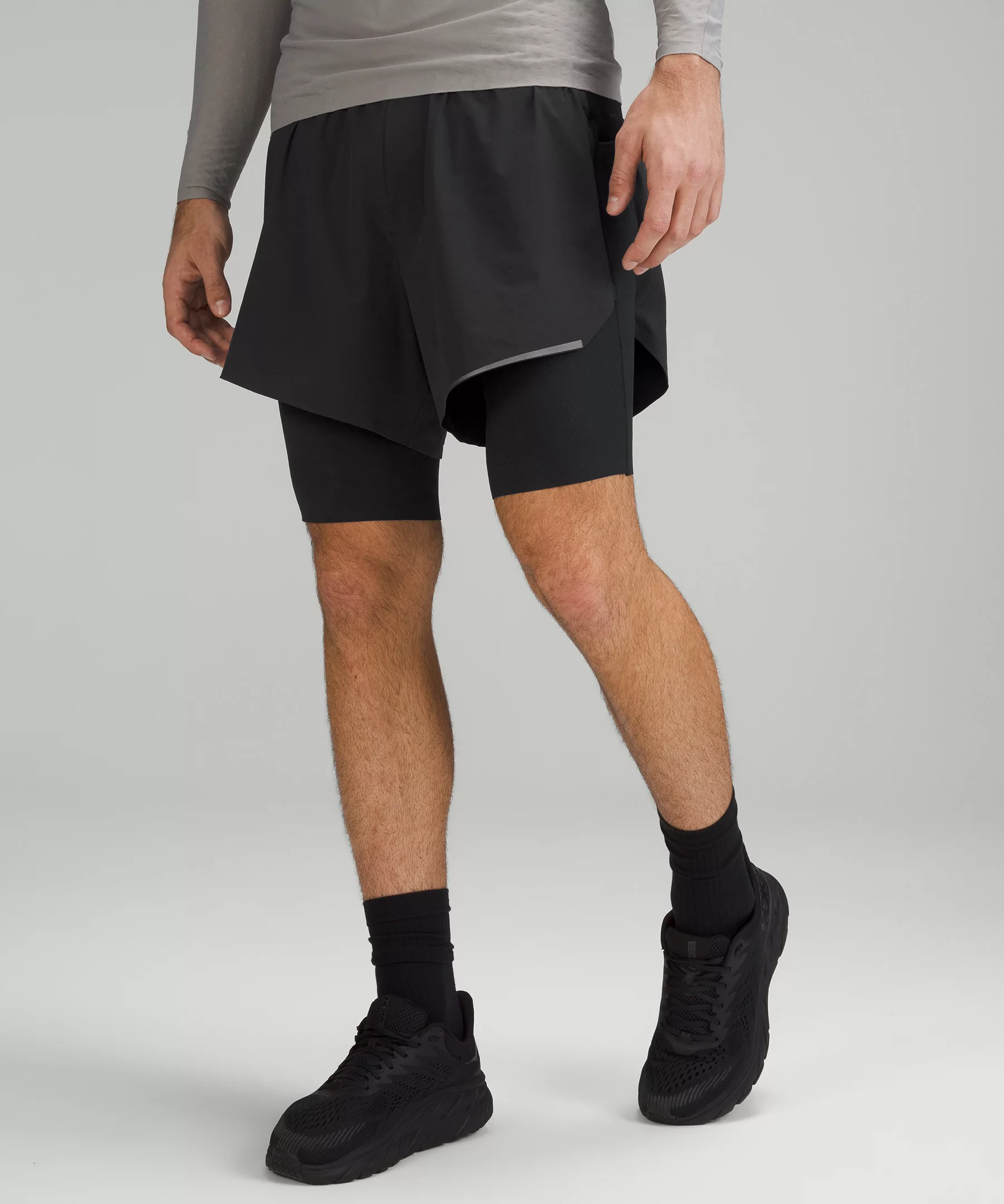 SenseKnit Composite Running Short Black
