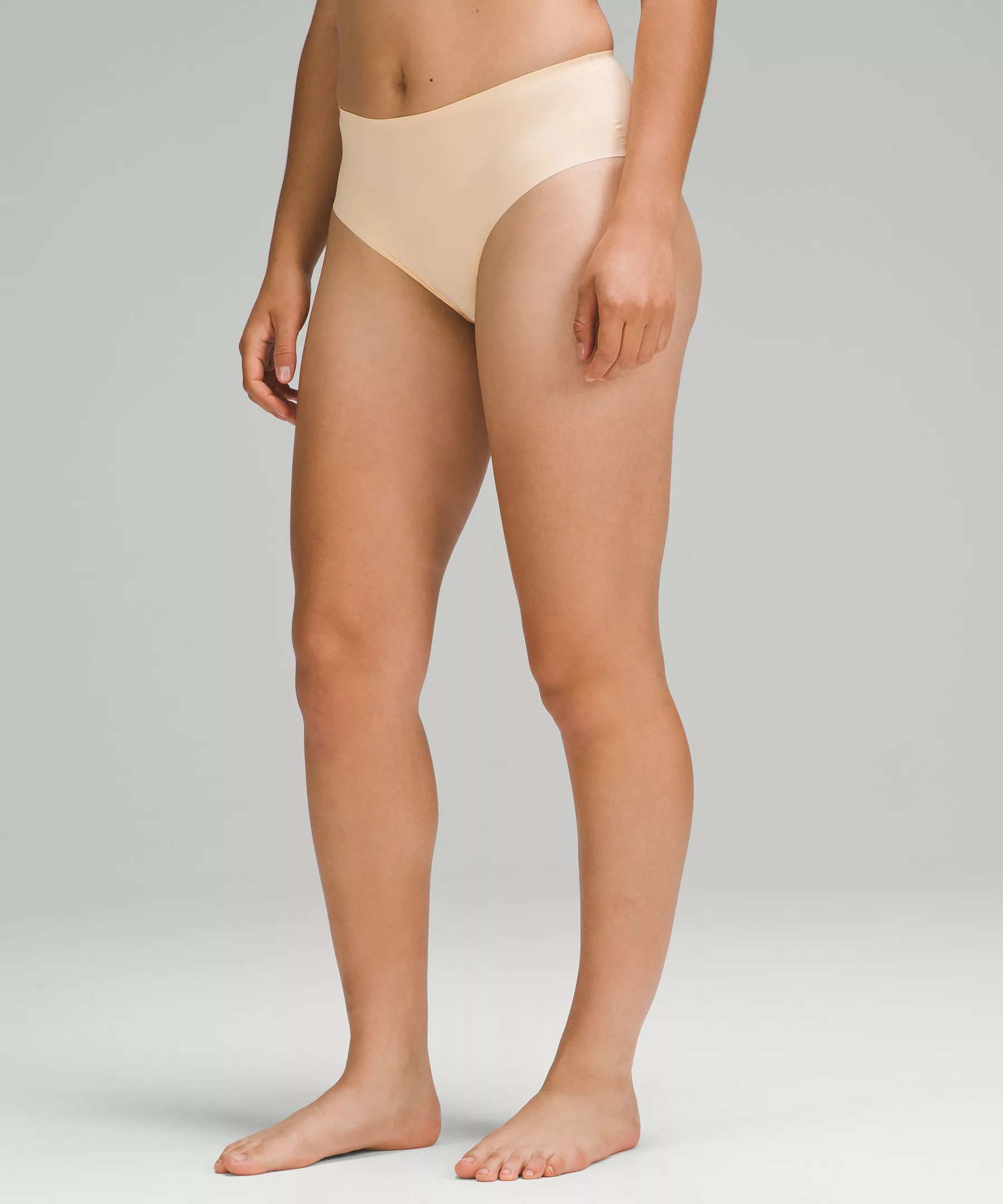 InvisiWear High-Rise Bikini Underwear *Online Only Pale Linen