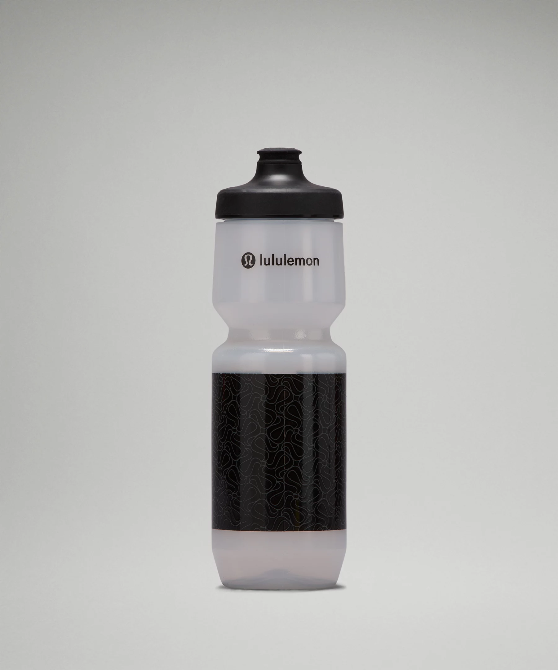 Purist Cycling Water Bottle 26oz Outline Yogo Anchor Black/Clear
