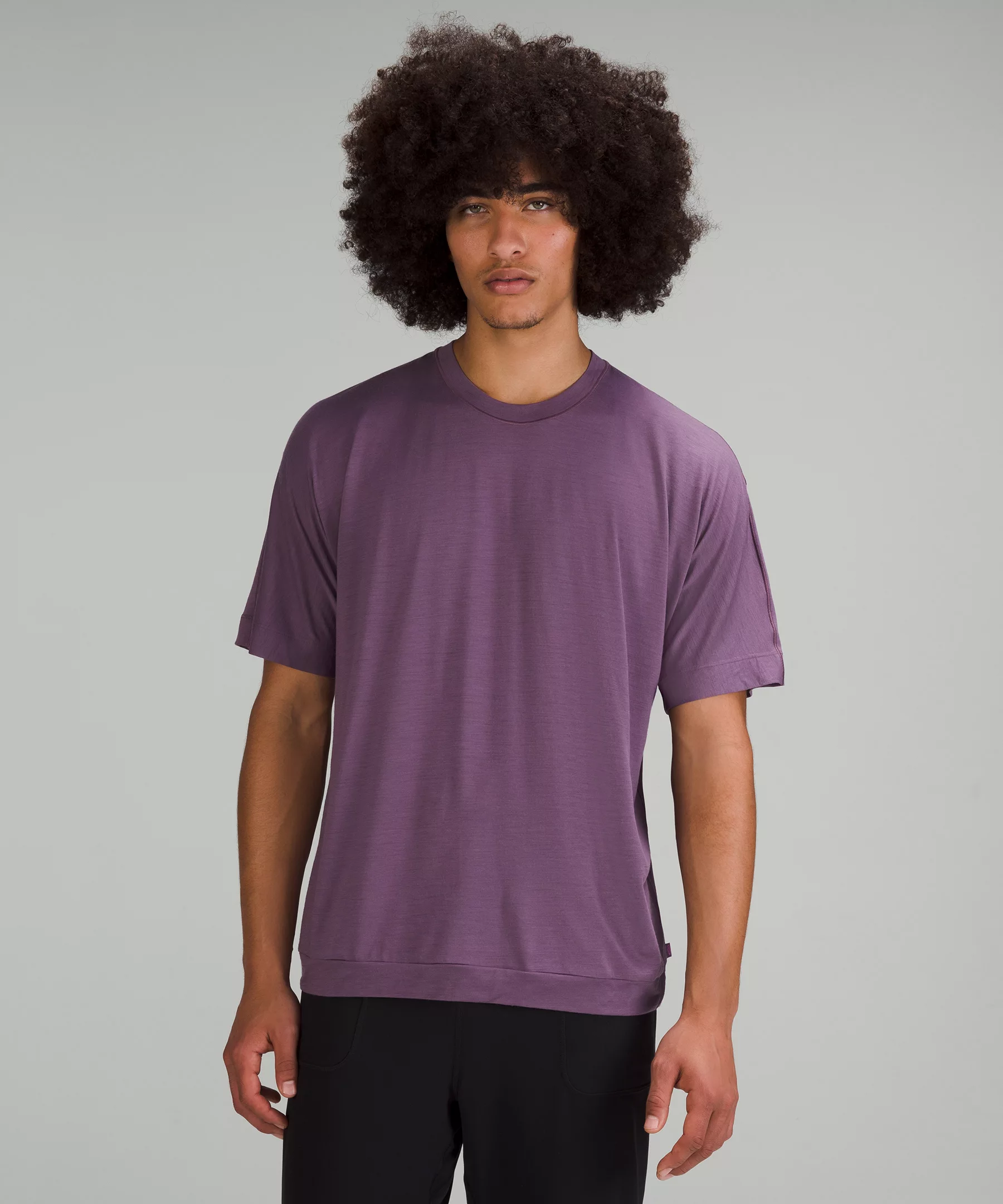 lululemon lab Merino Wool-Blend T-Shirt Dusty Amethyst