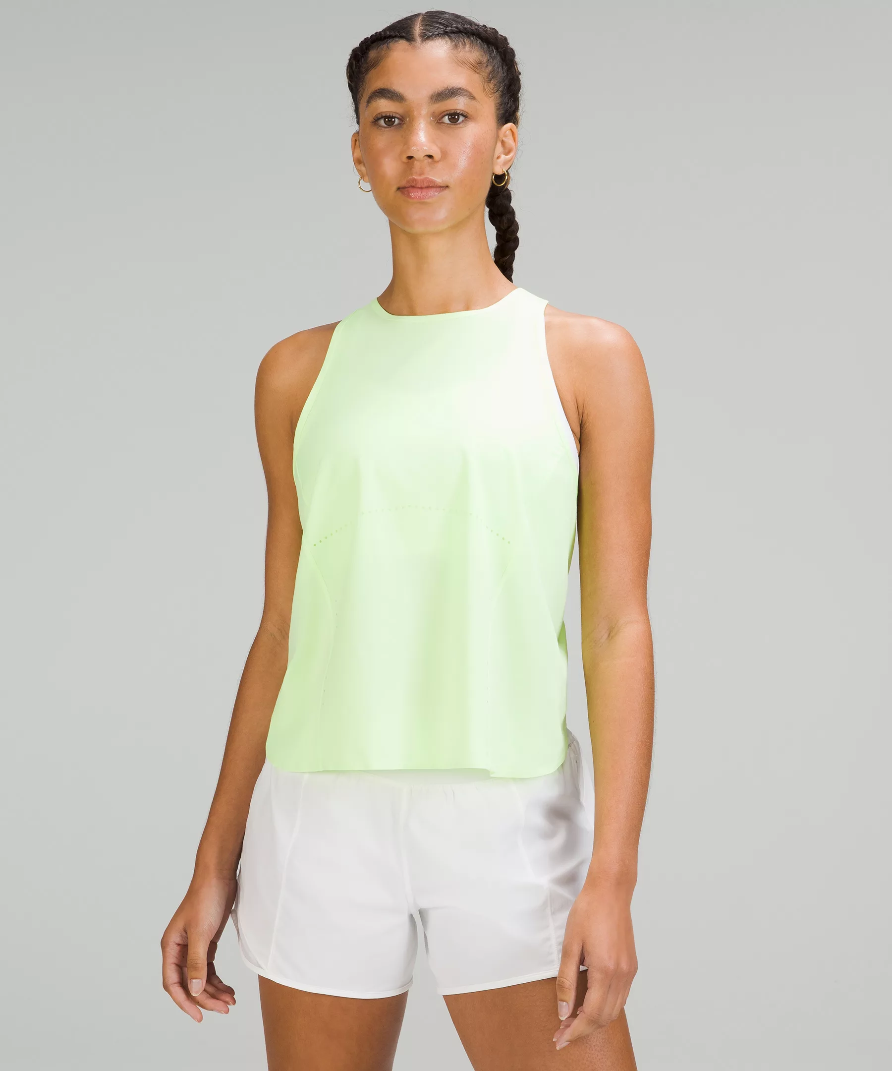 Swift Ventilated Racerback Running Tank Top Faded Zap