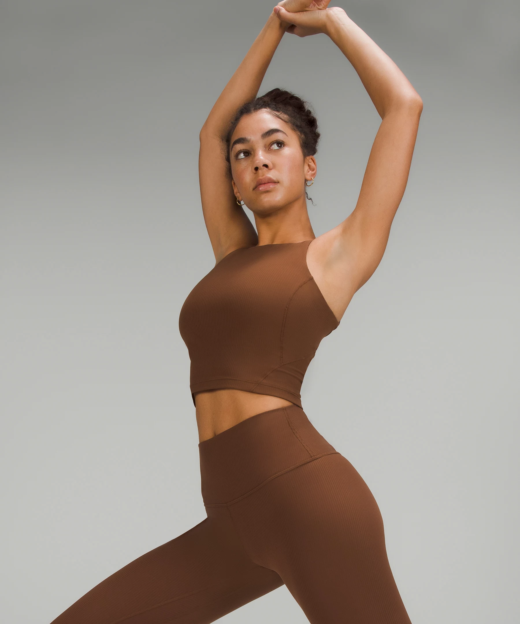 lululemon Align™ Ribbed High-Neck Tank Top Roasted Brown