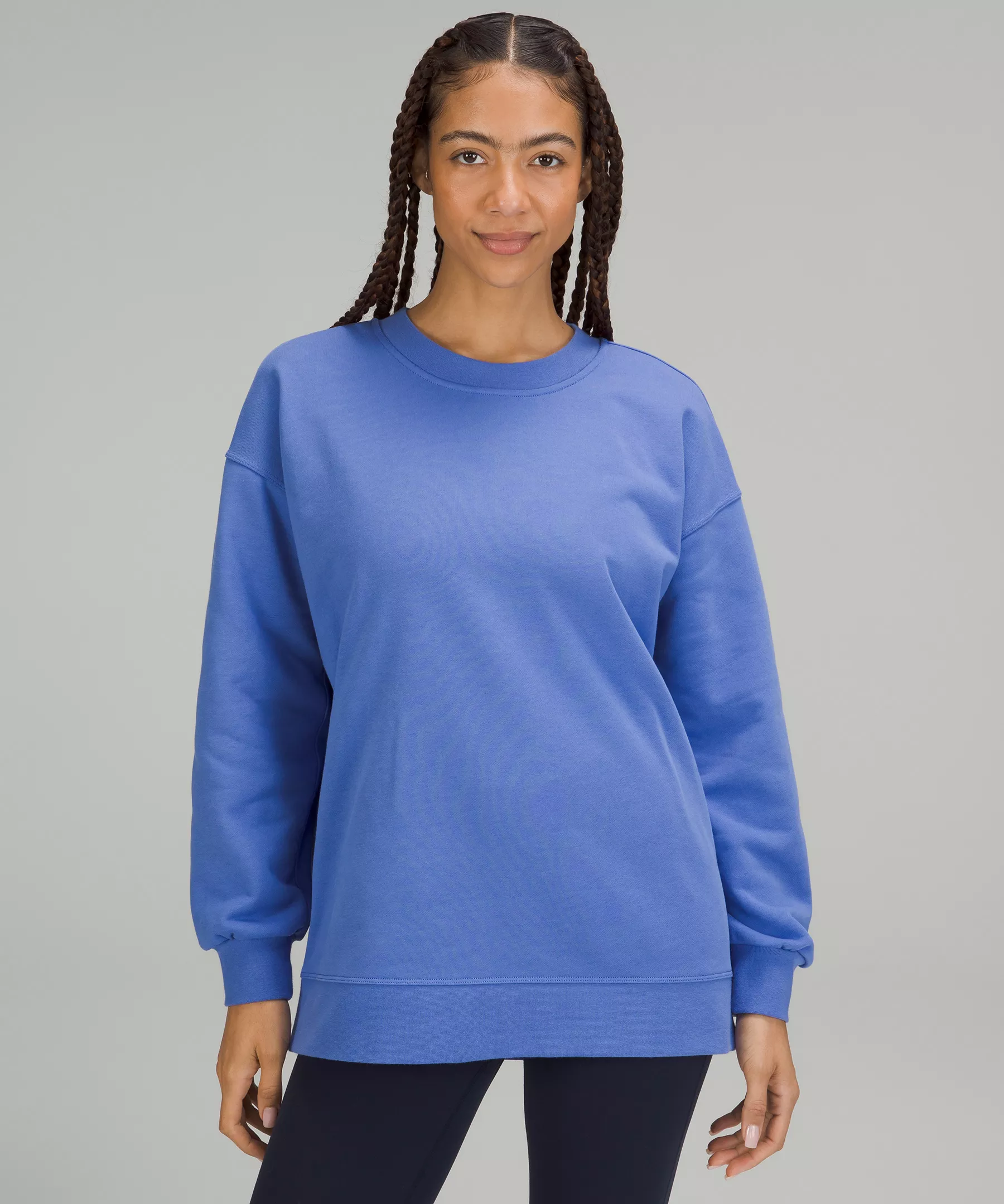 Perfectly Oversized Crew Wild Indigo
