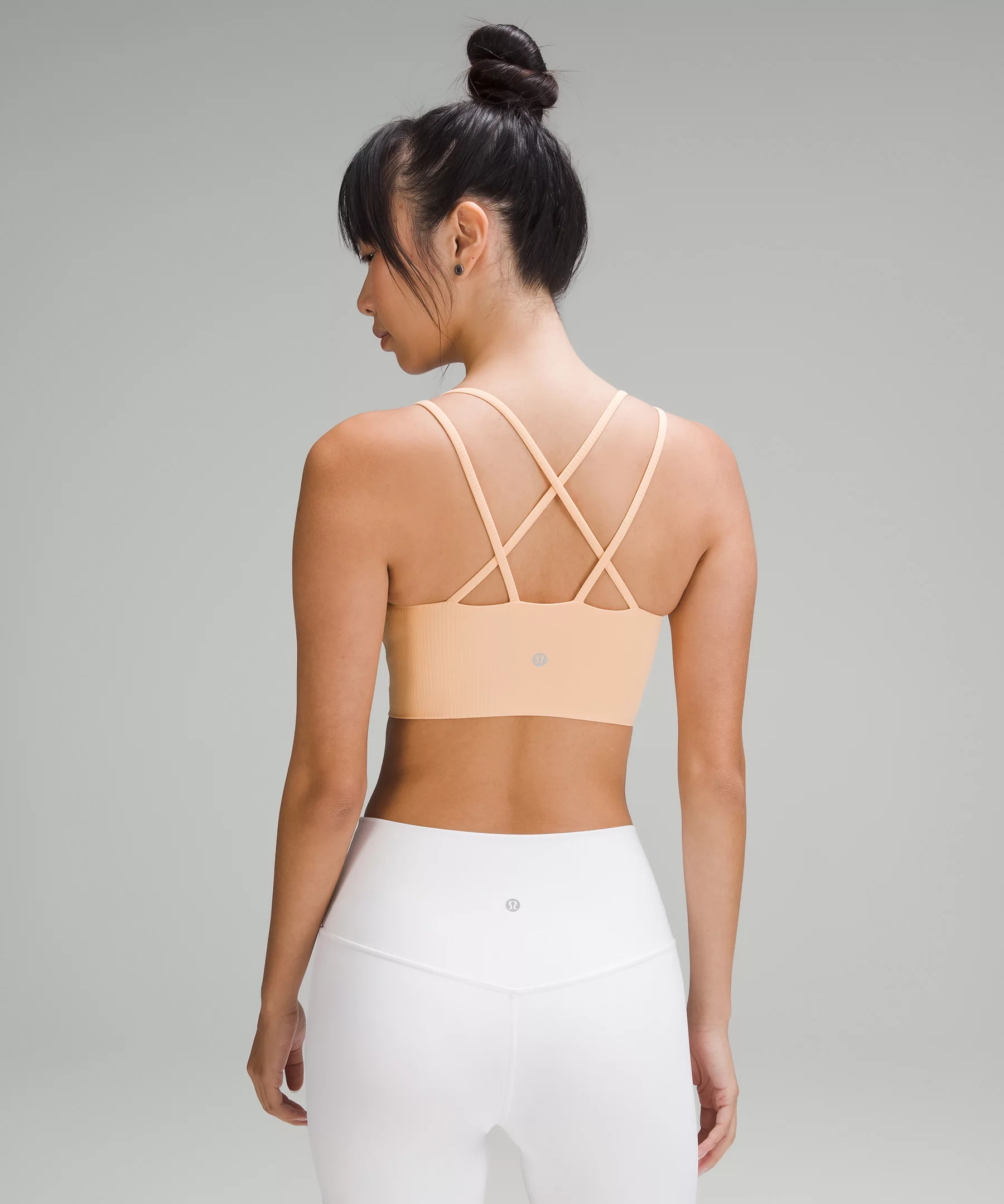 Like a Cloud Ribbed Longline Bra *Light Support, B/C Cup Summer Glow