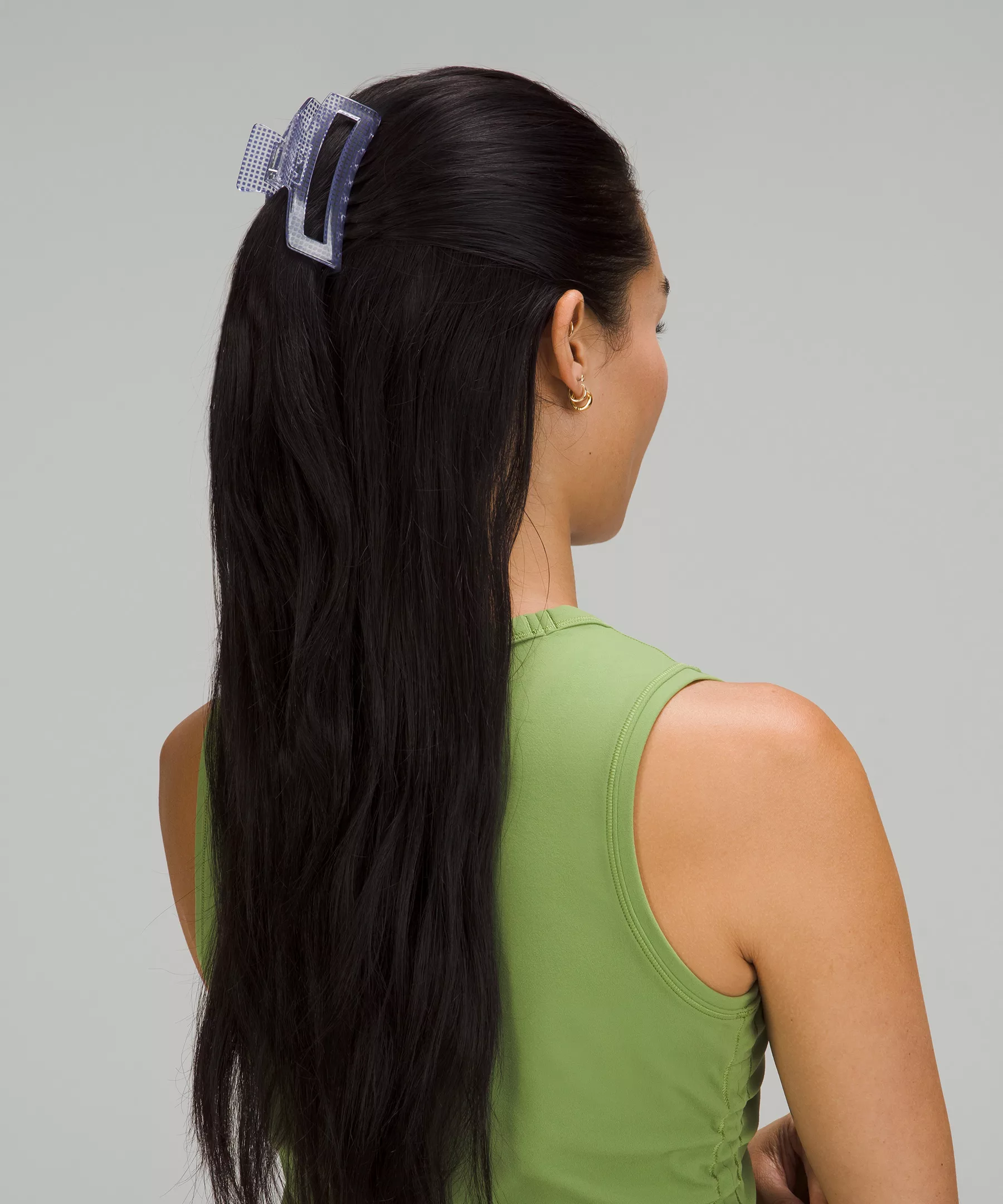 Large Claw Hair Clip Water Drop