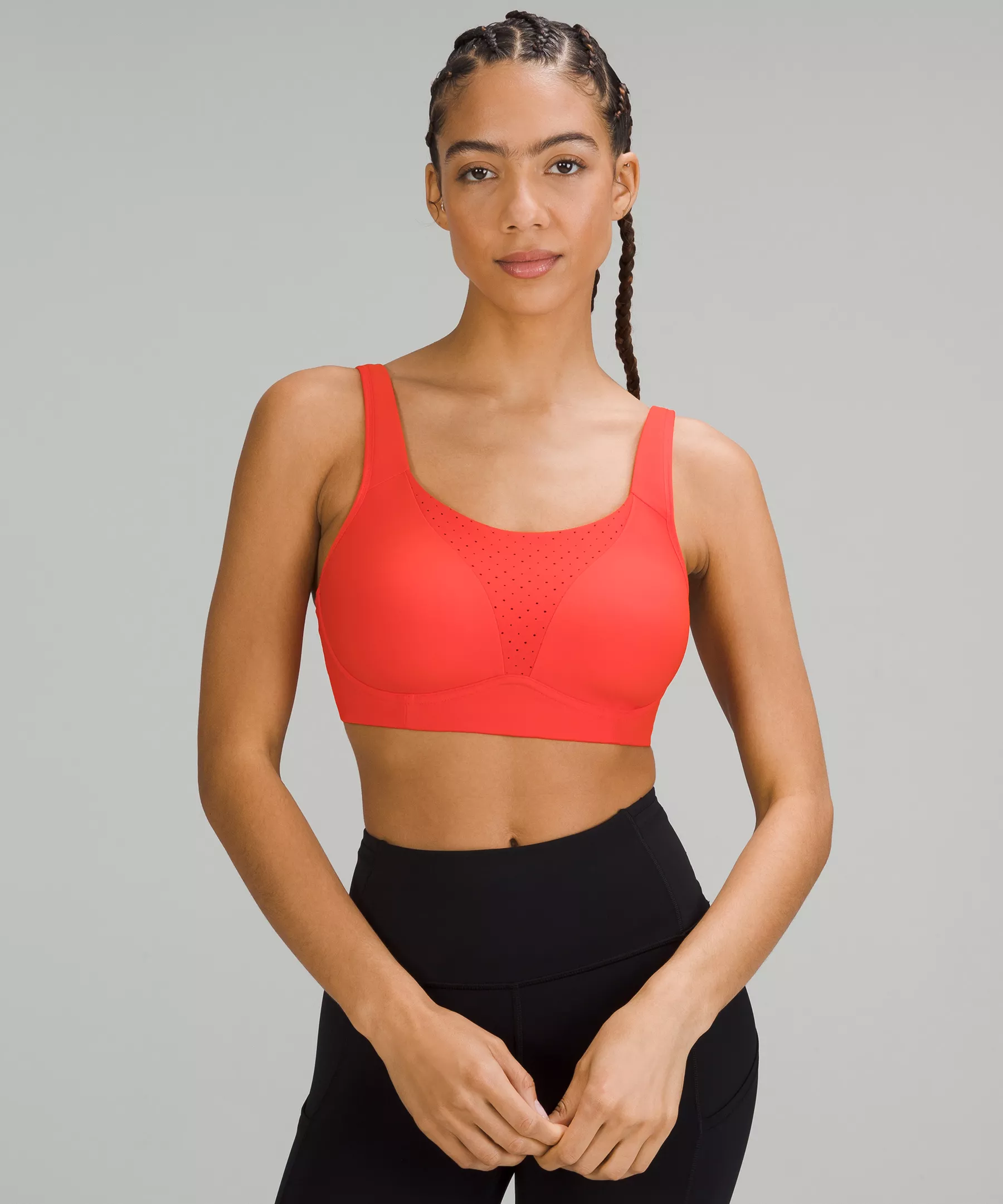 Run Times Bra *High Support, B–G Cups Solar Orange