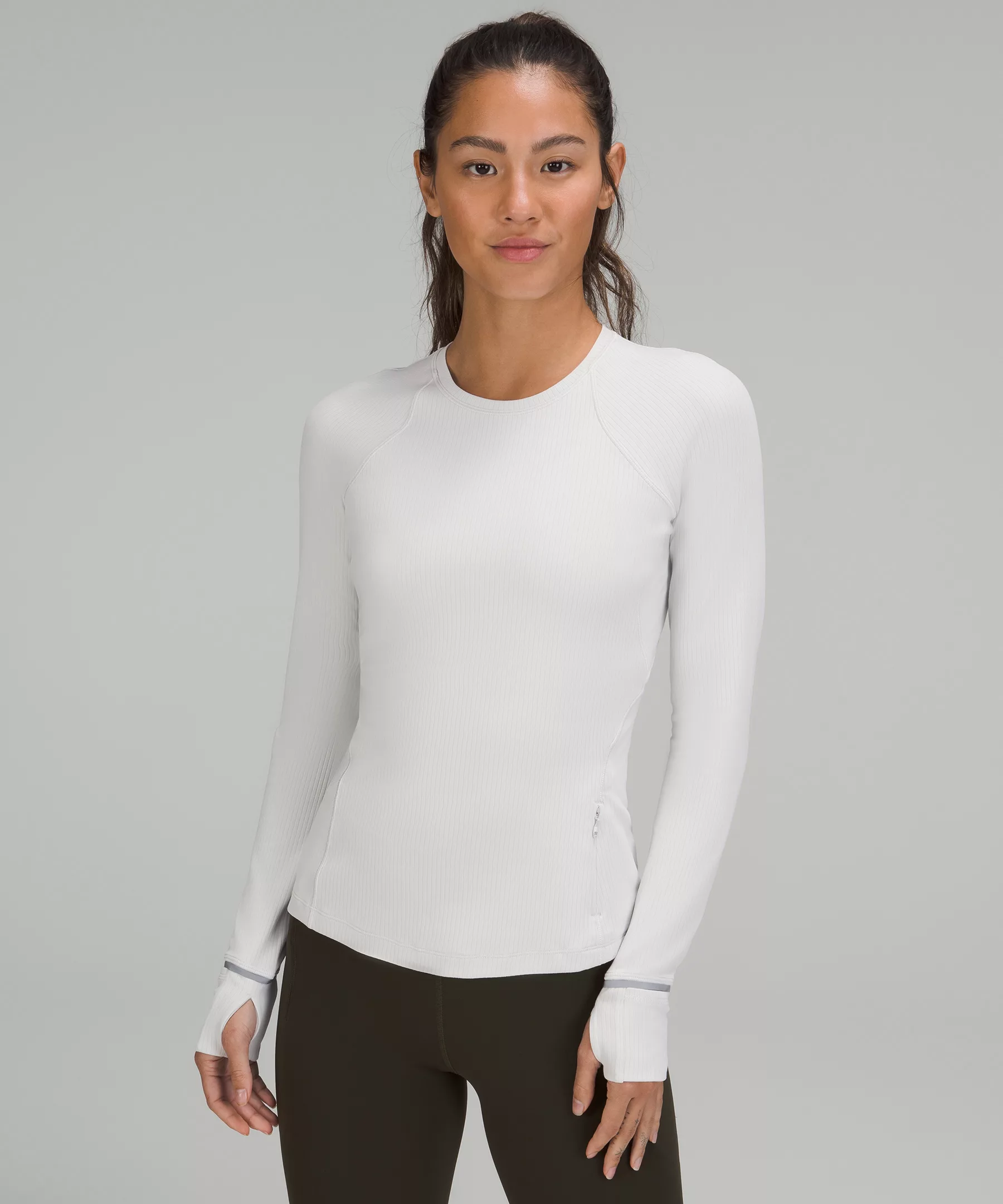 It's Rulu Run Ribbed Long-Sleeve Shirt Vapor