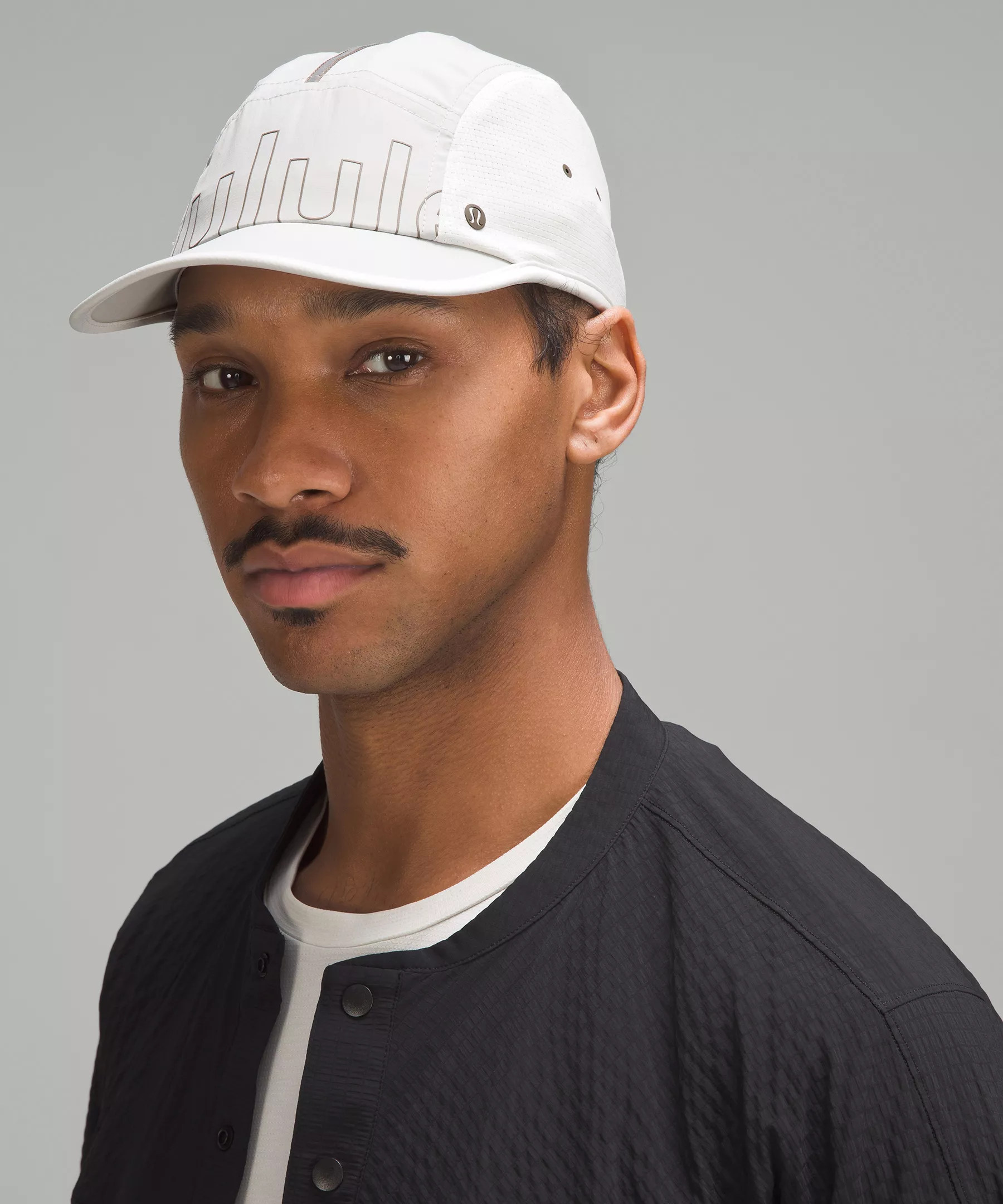 Drawcord Hiking Cap *Online Only Heathered Silverstone/Bone
