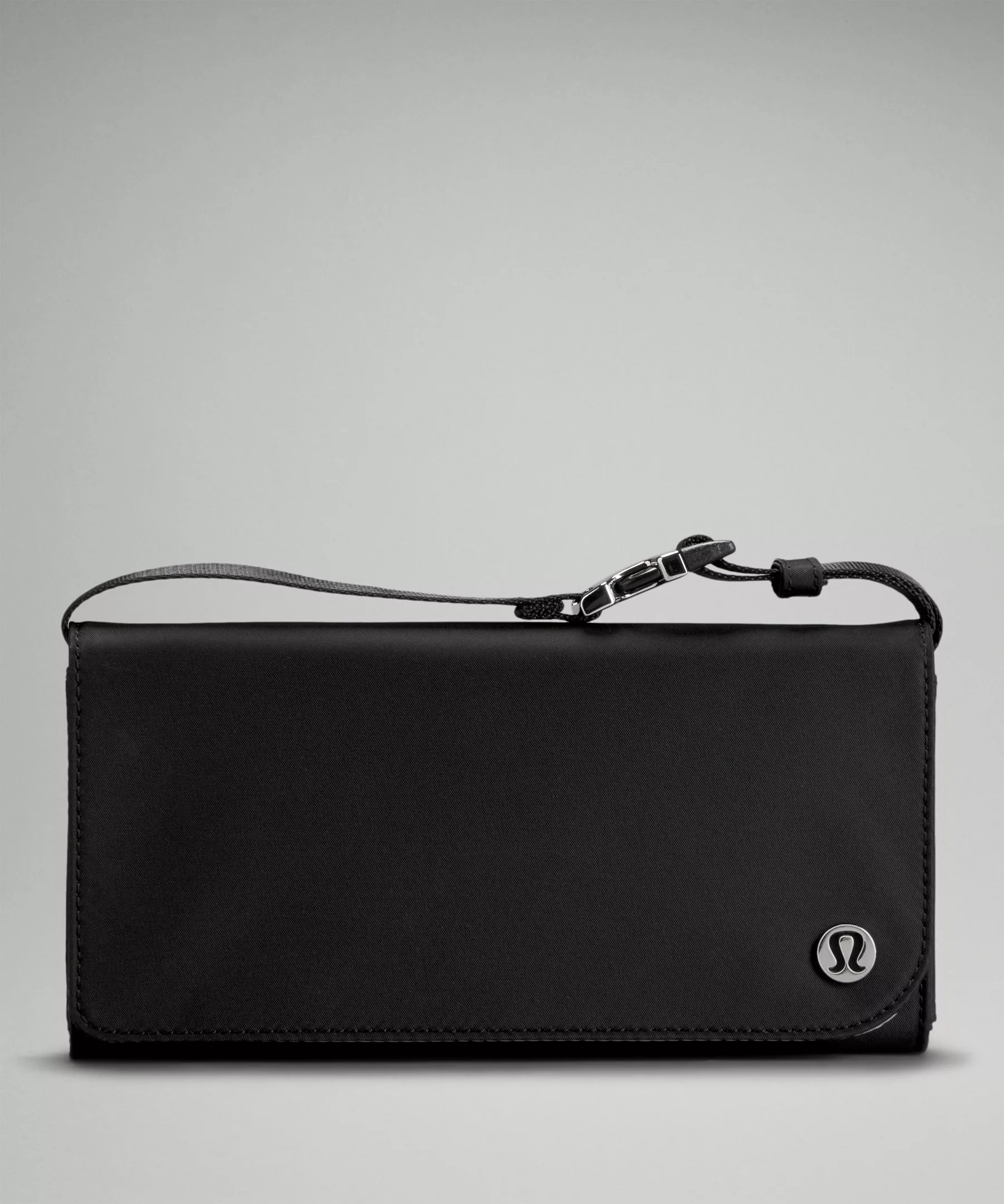 Wallet Clutch Crossbody *Online Only Black/Silver Drop