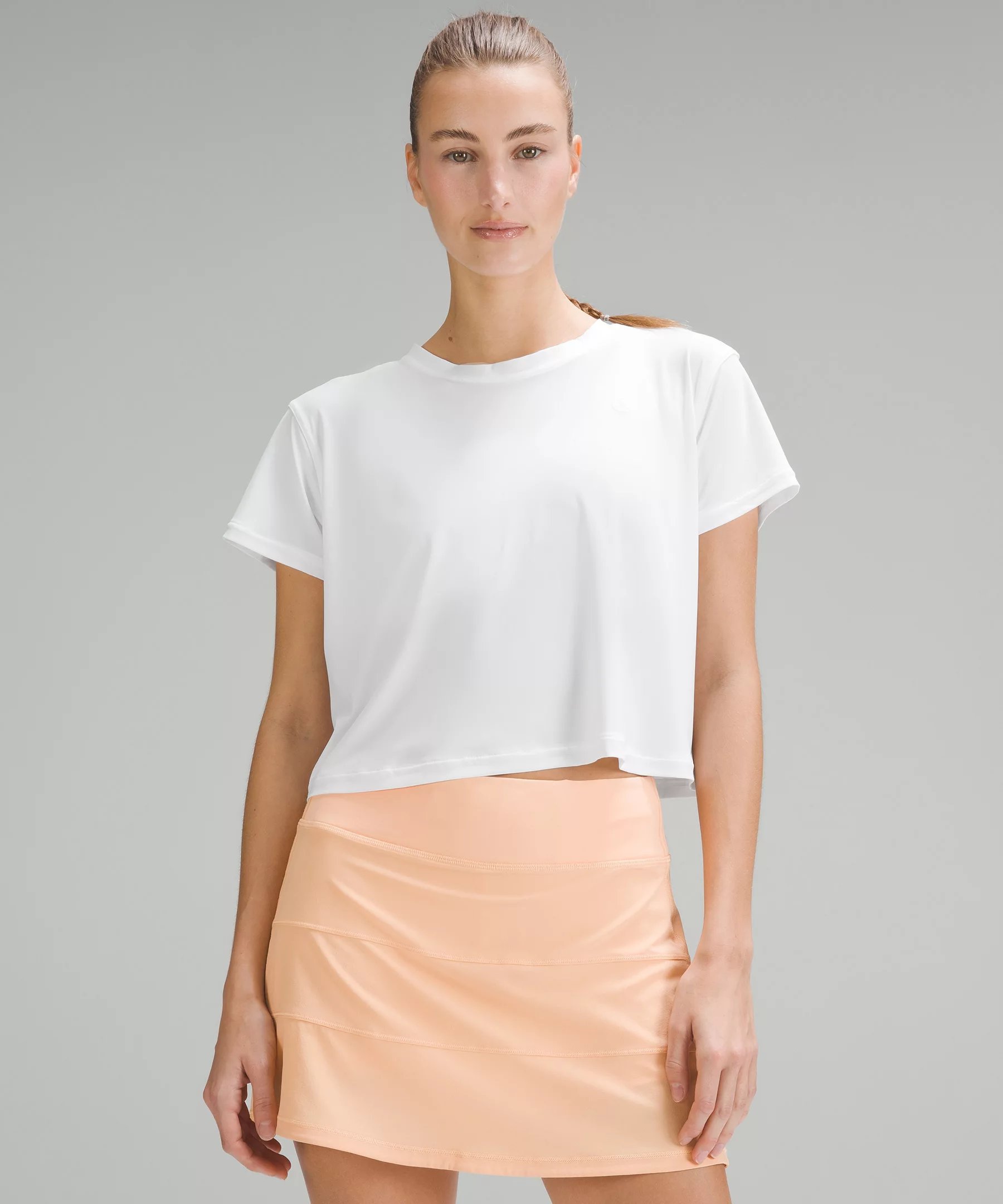 Lightweight Tennis Crewneck T-Shirt White