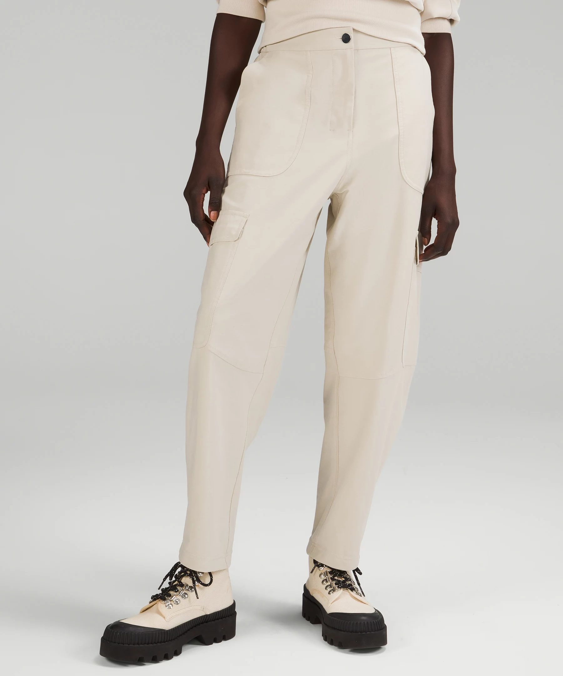 Light Utilitech Cargo Pocket High-Rise Pant Natural Ivory
