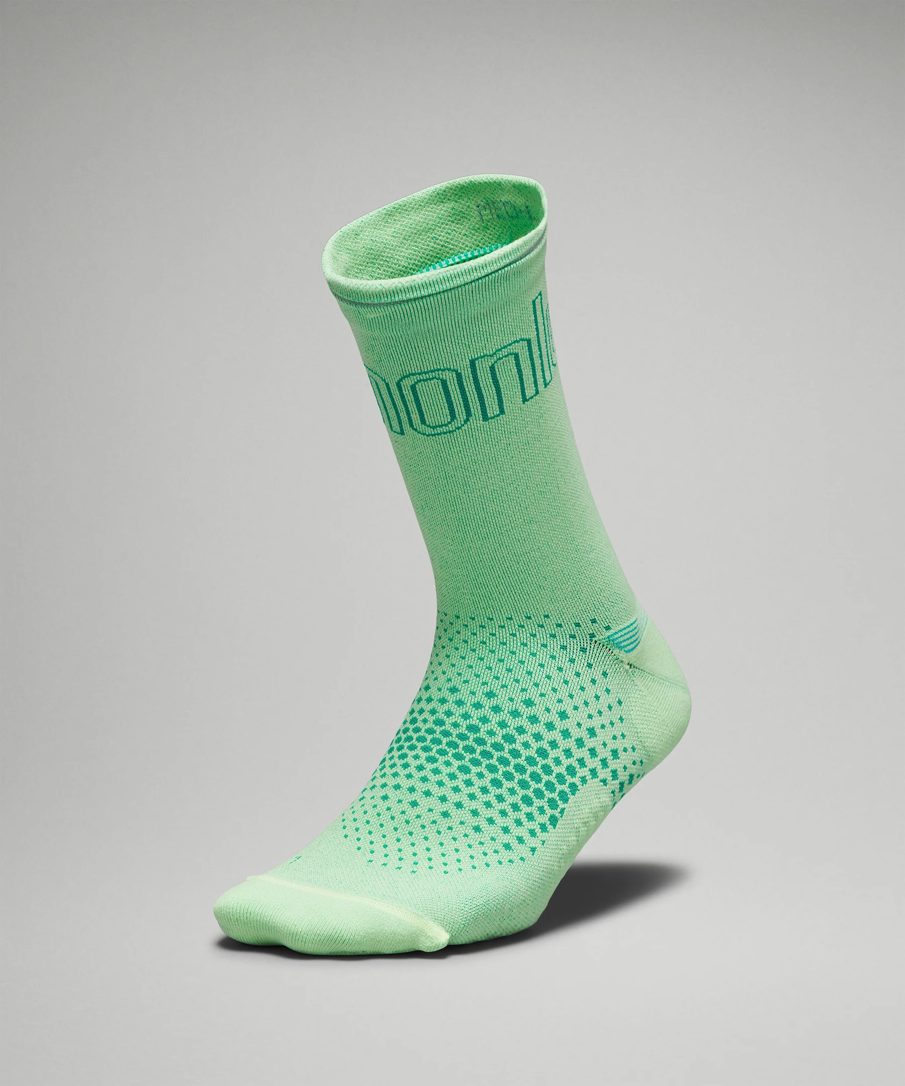 Women's MacroPillow Crew Sock Faded Zap/Kelly Green