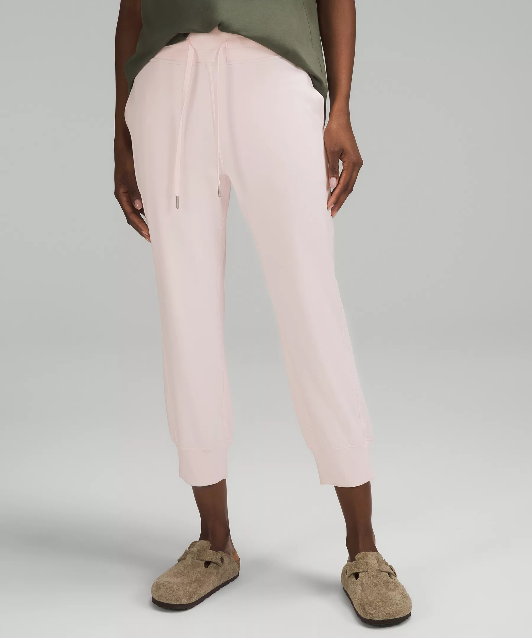 Ready to Rulu High-Rise Cropped Jogger Strawberry Milkshake
