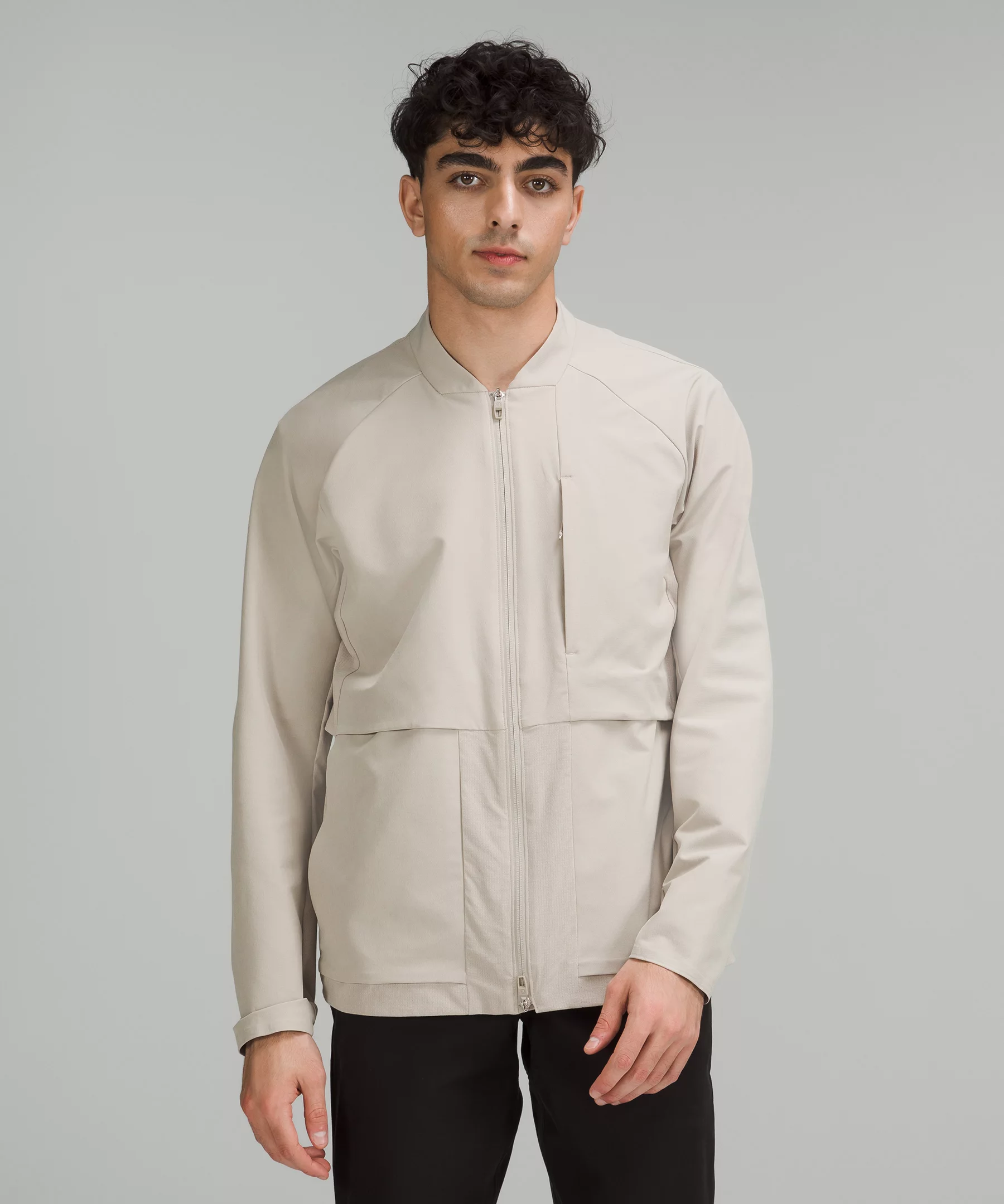 Warp Light Bomber Jacket Raw Linen