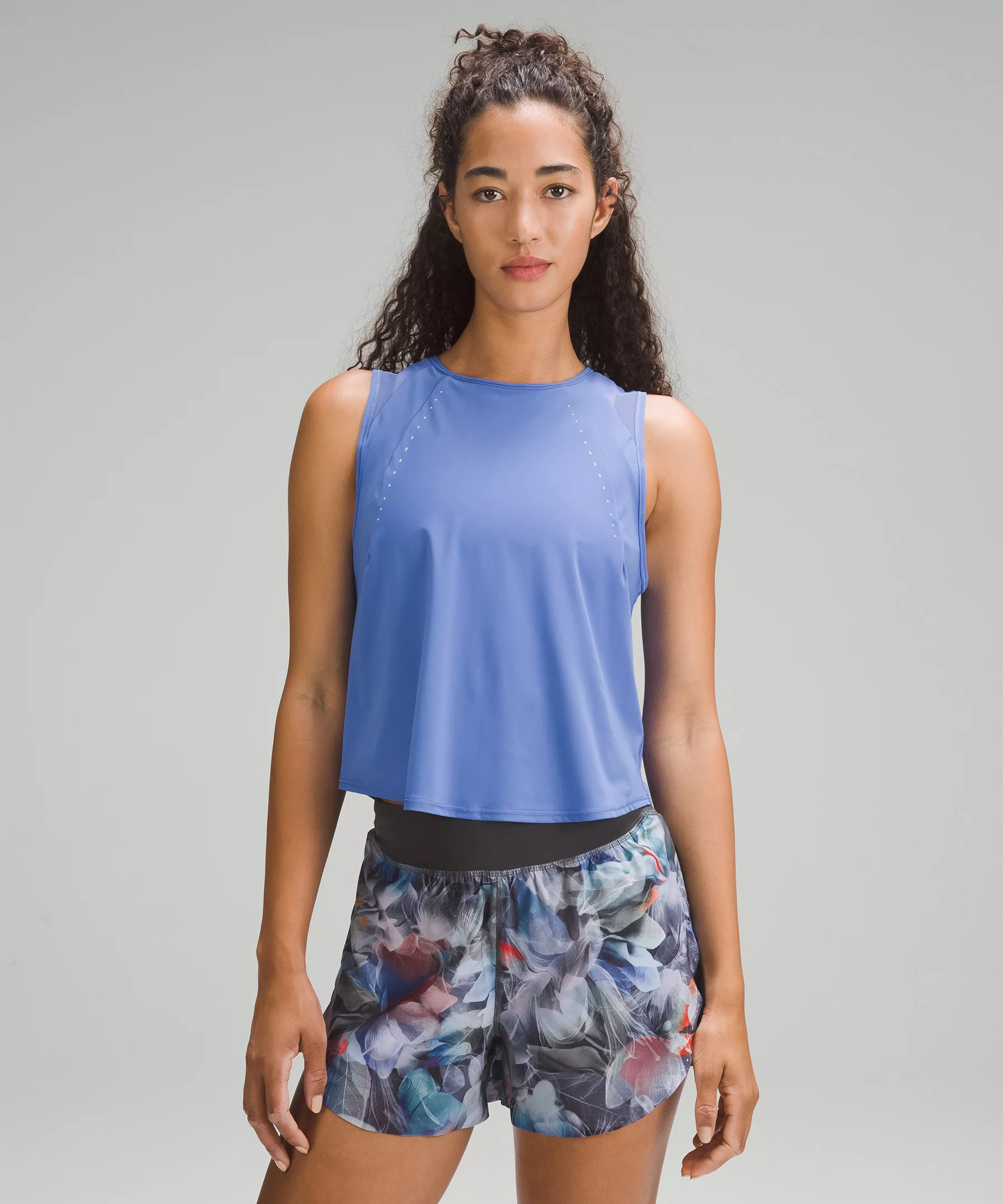 Sculpt Cropped Tank Top Wild Indigo
