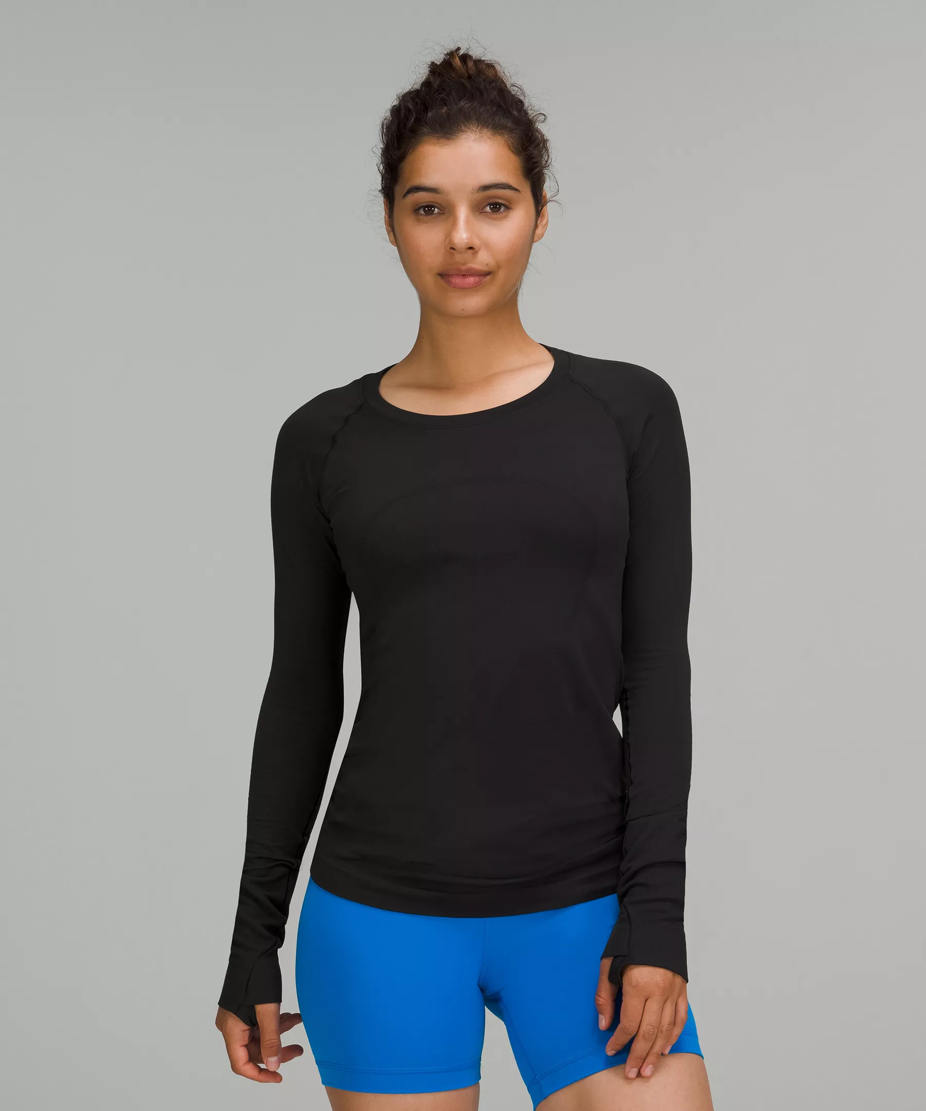 Swiftly Tech Long Sleeve Crew black/black
