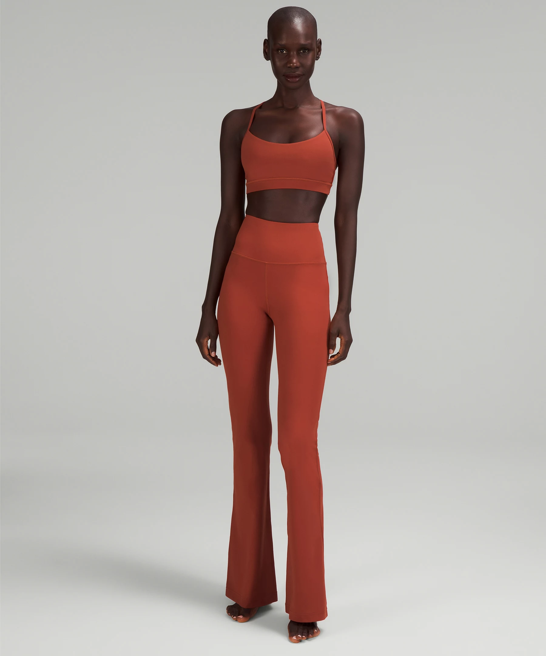 Groove Super-High-Rise Flared Pant Nulu Online Only Cayenne