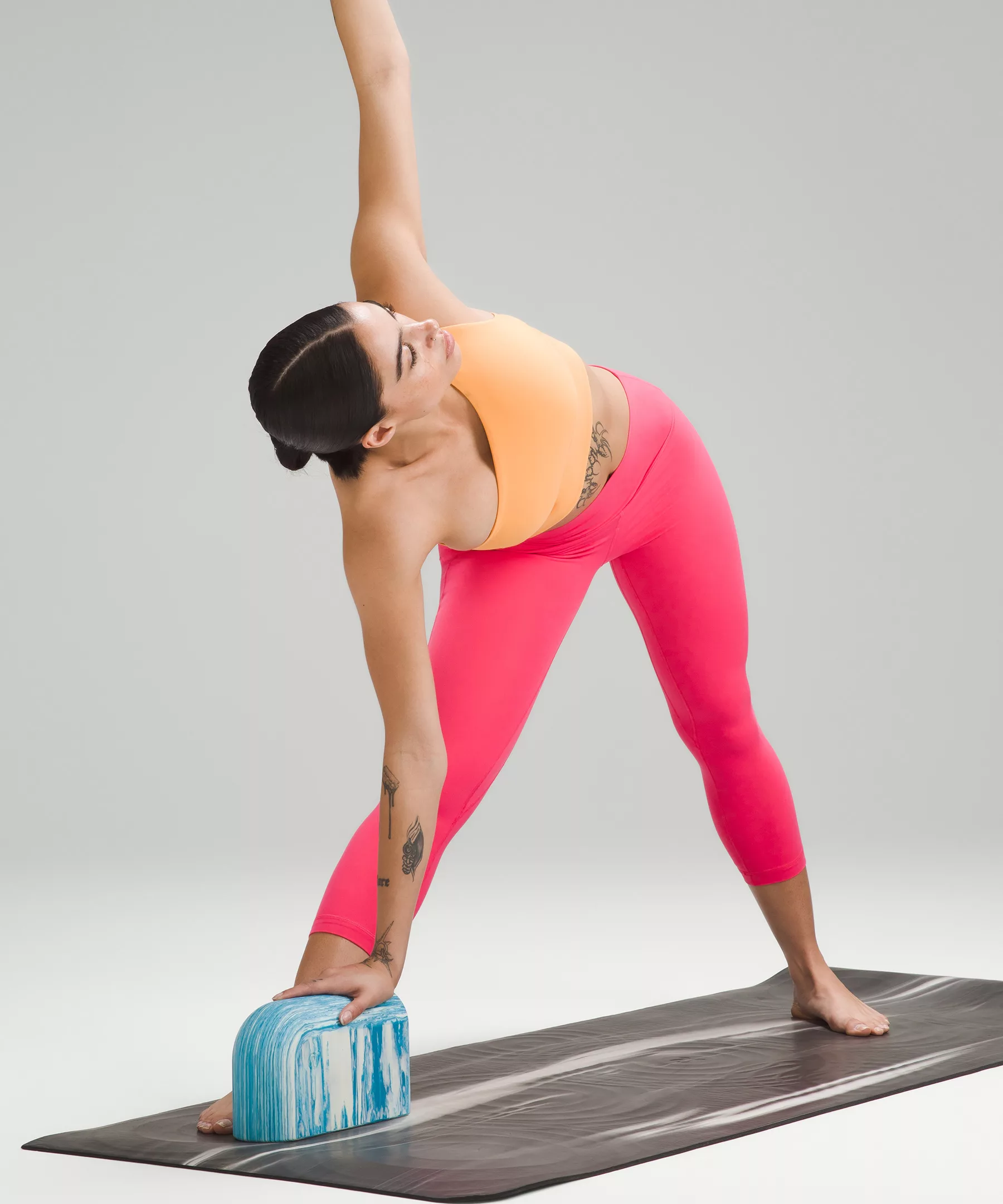 Inner Flow Yoga Block *Marble Hawaiian Blue/White